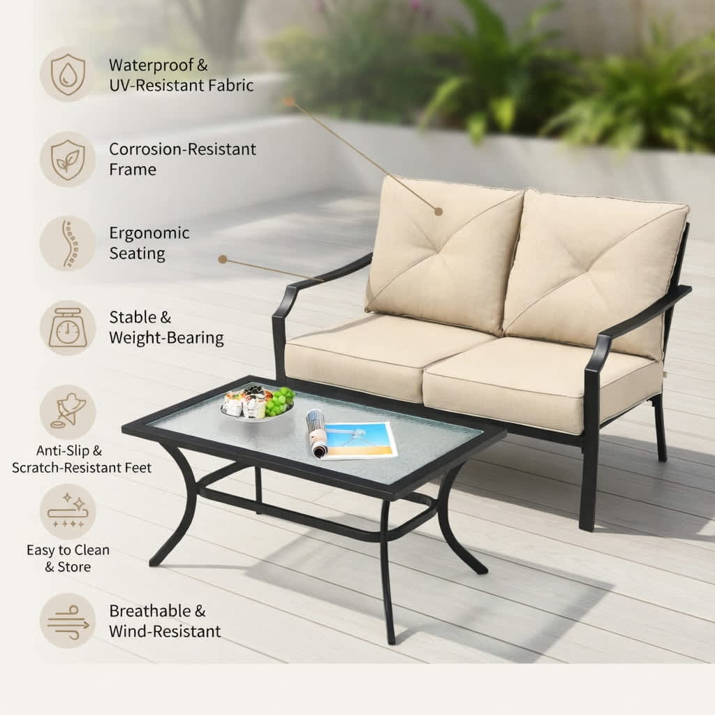 Choco Moon 5357455153207 Patio-Conversation-Sets - View #7