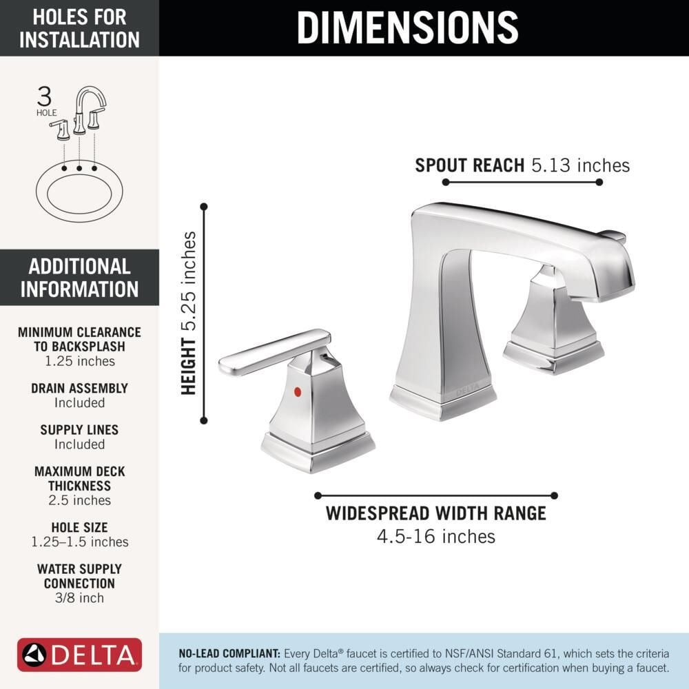 Delta 3564-MPU-DST Lavatory-Faucets - View #4