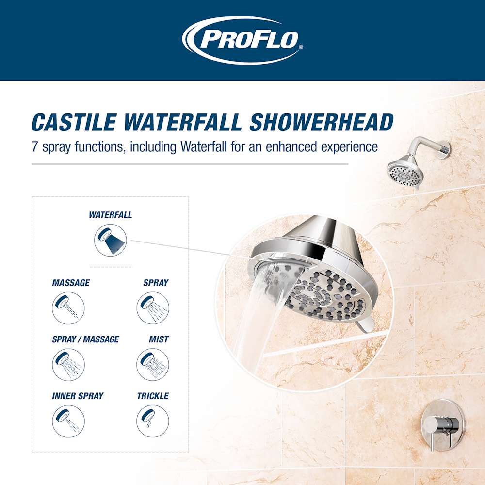 PROFLO PFSH325ZBN Fixed-Showerhead - View #2