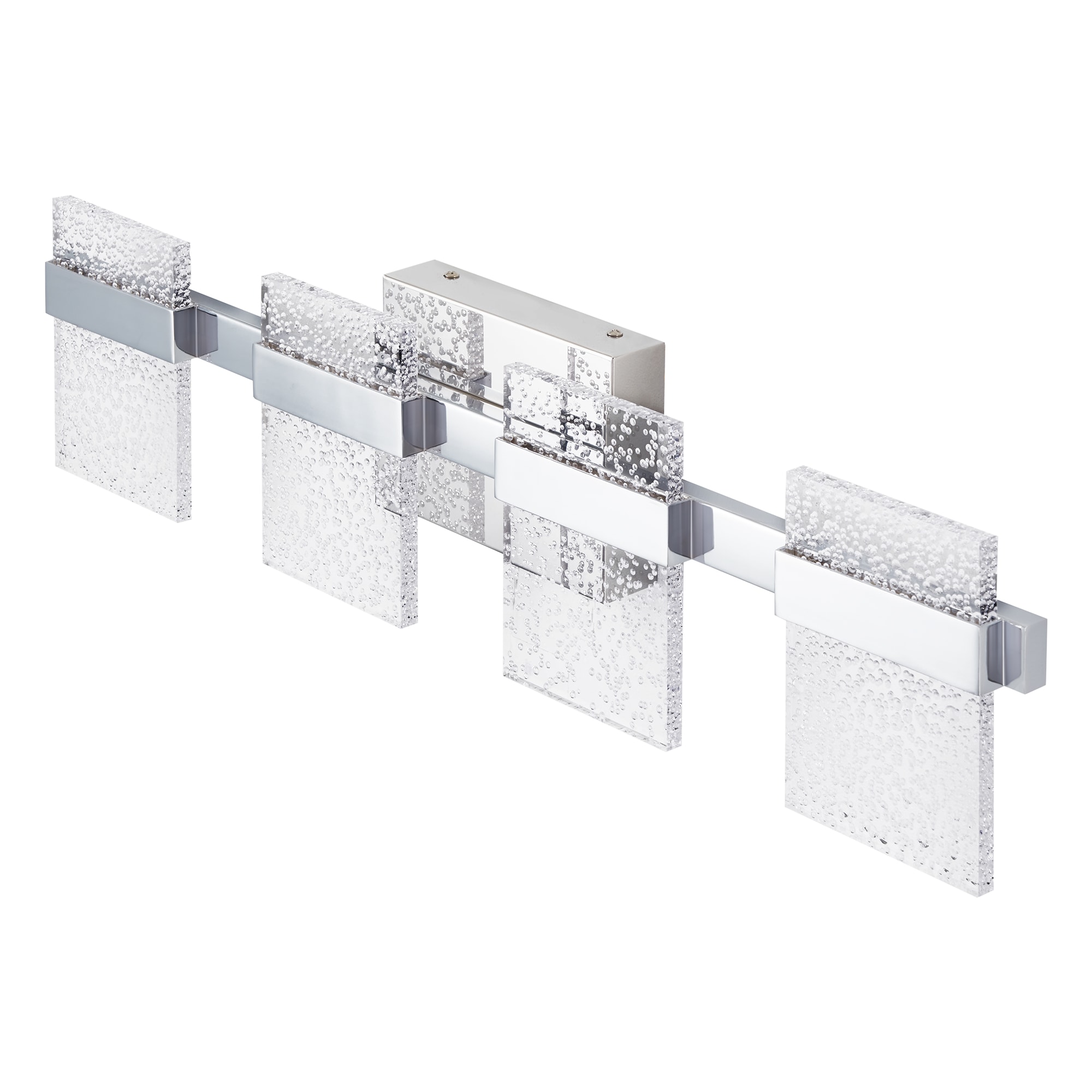 CO-Z HCF-4037-CH 27.6-in 4 -Light Chrome Integrated LED Modern/contemporary Vanity light