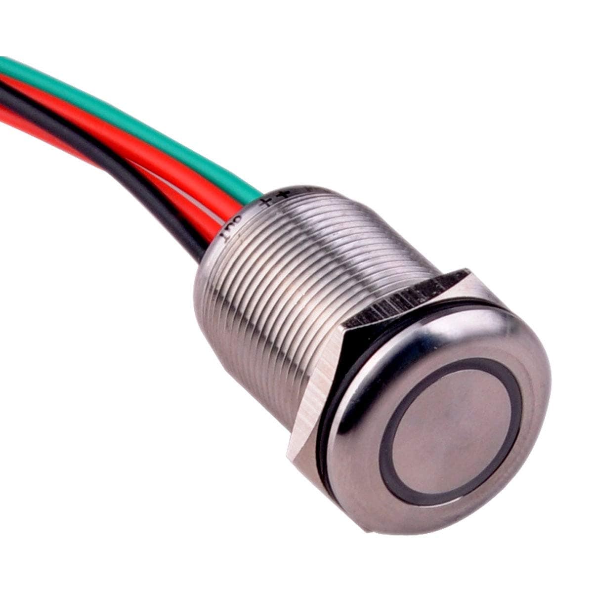 Aoibox  Stepless Touch Dimmer Switch No LED 19mm 3 4 in Mounting Hole Wire Leads for Light Control Projects