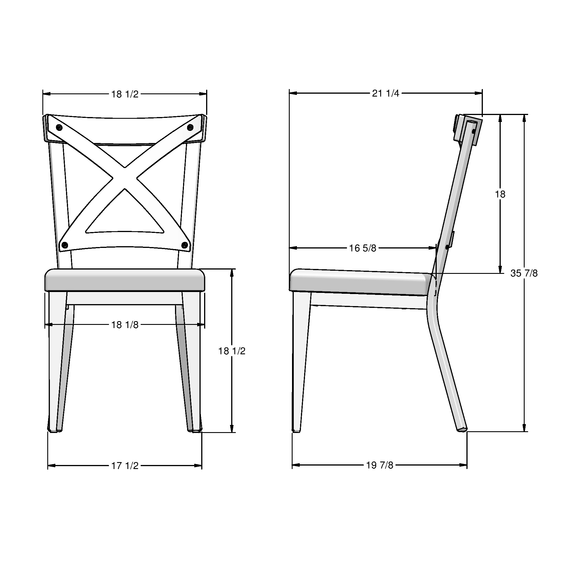 Amisco 30529-WE/1B25HOF489 Dining-Chairs - View #4