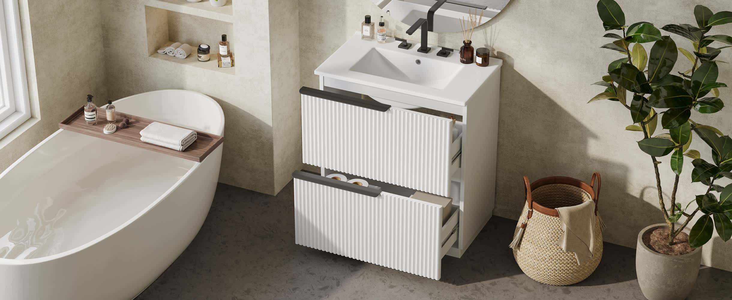 Vynxaria LEXY1424-DJYS-SZT194 Bath-Vanity-Combo - View #16