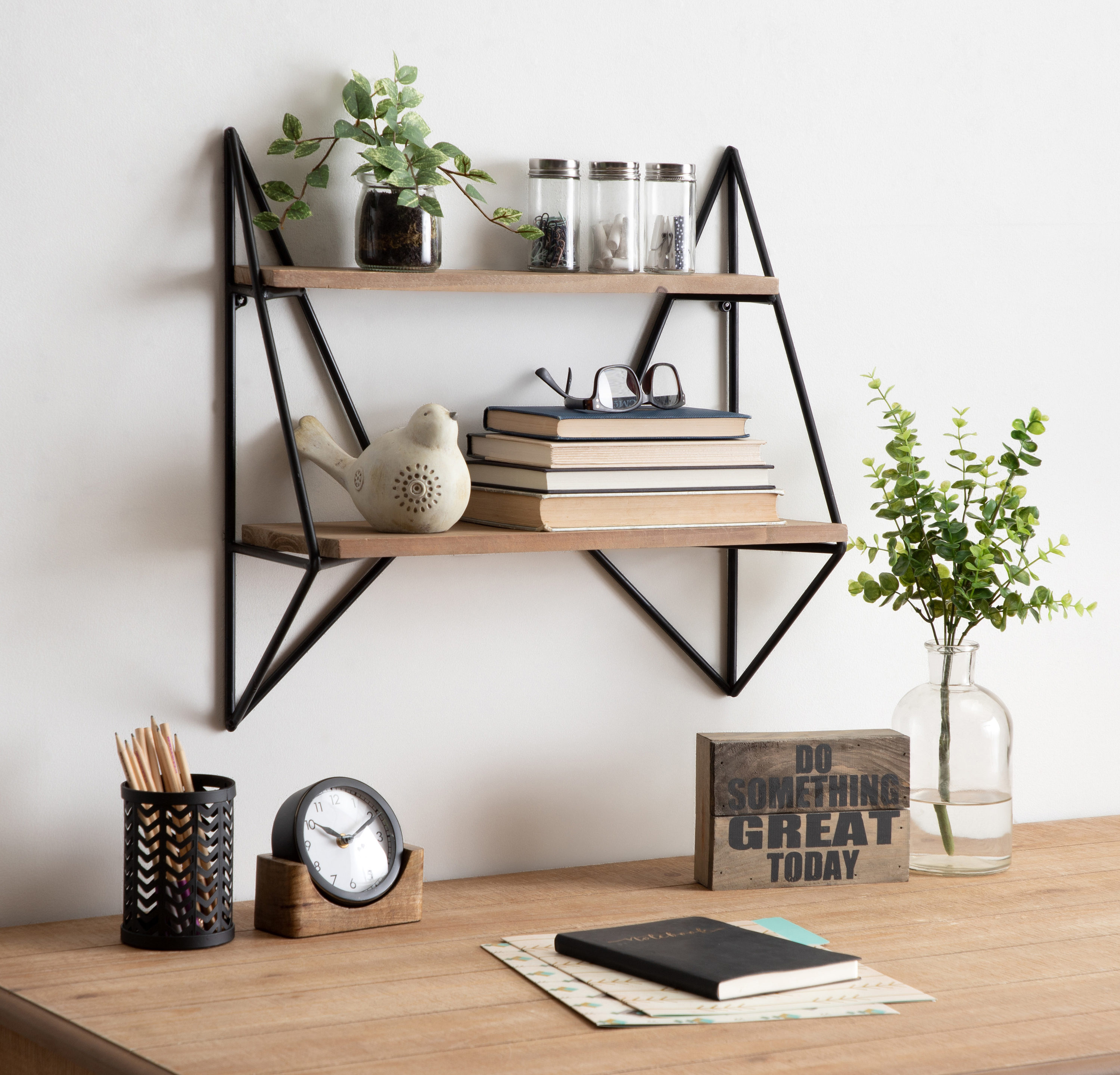 Kate and Laurel 214966 Wall-Mounted-Shelving - View #7