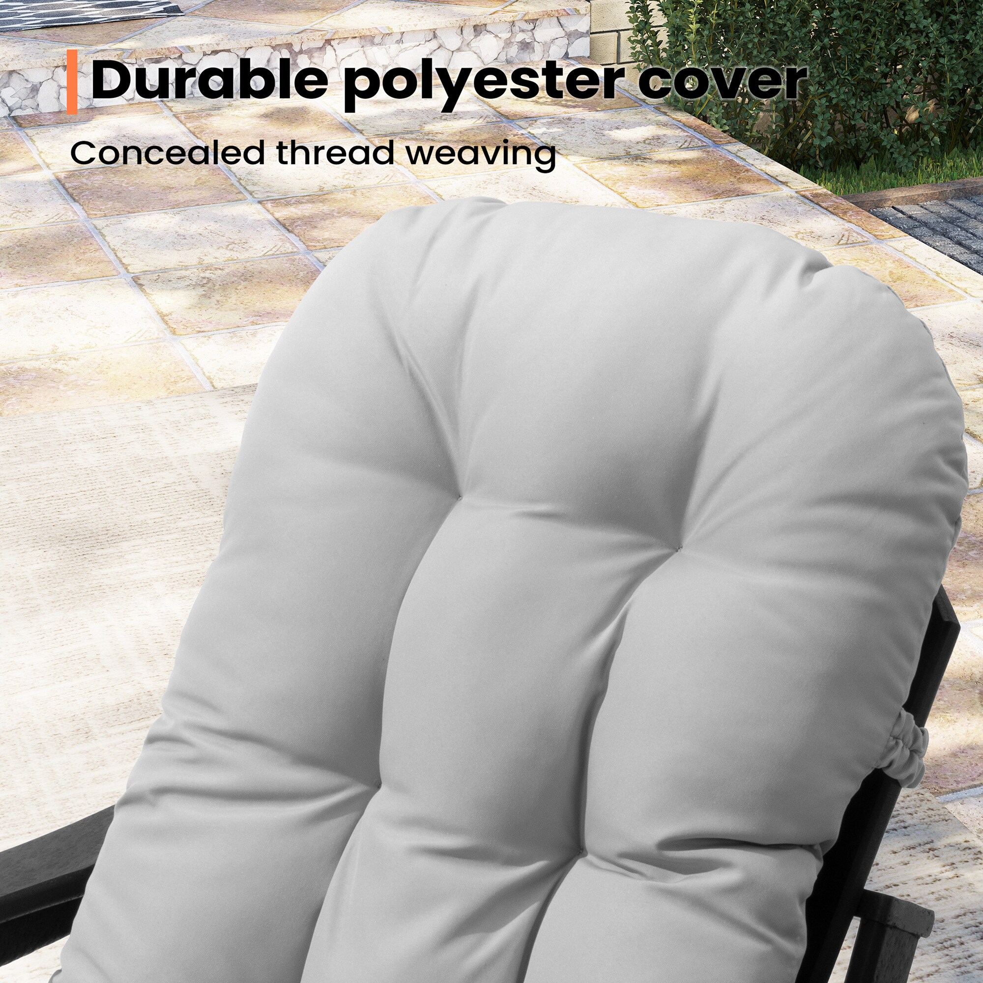 Pellebant ST25-CU002LGY-2 Patio-Furniture-Cushions - View #3