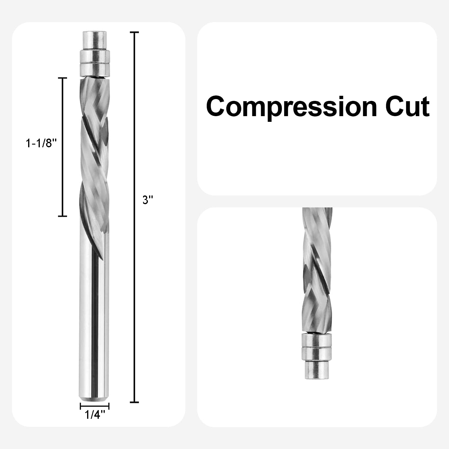 SenQWFa LDC0818C006 Trimming-Cutout-Router-Bits - View #2