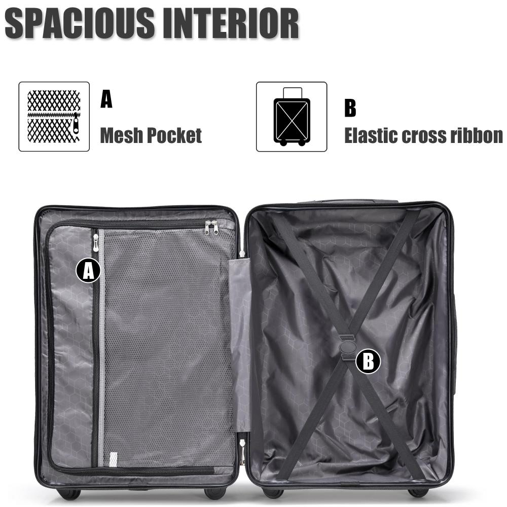 CASAINC MRS-PP193036AAI Luggage-And-Luggage-Sets - View #4