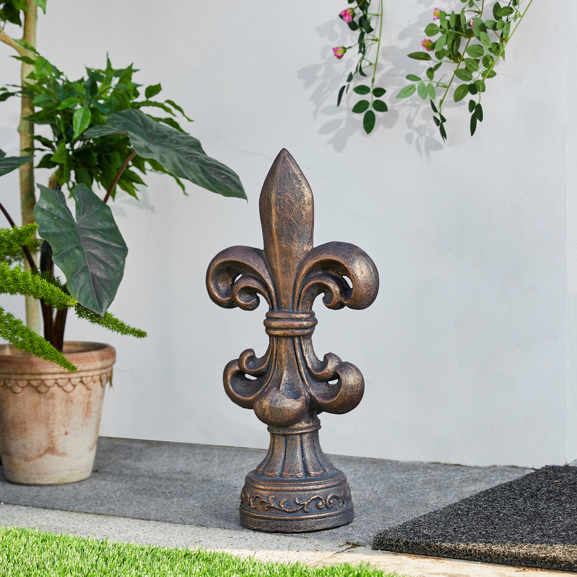 Glitzhome 2025400047 Garden-Statue - View #2