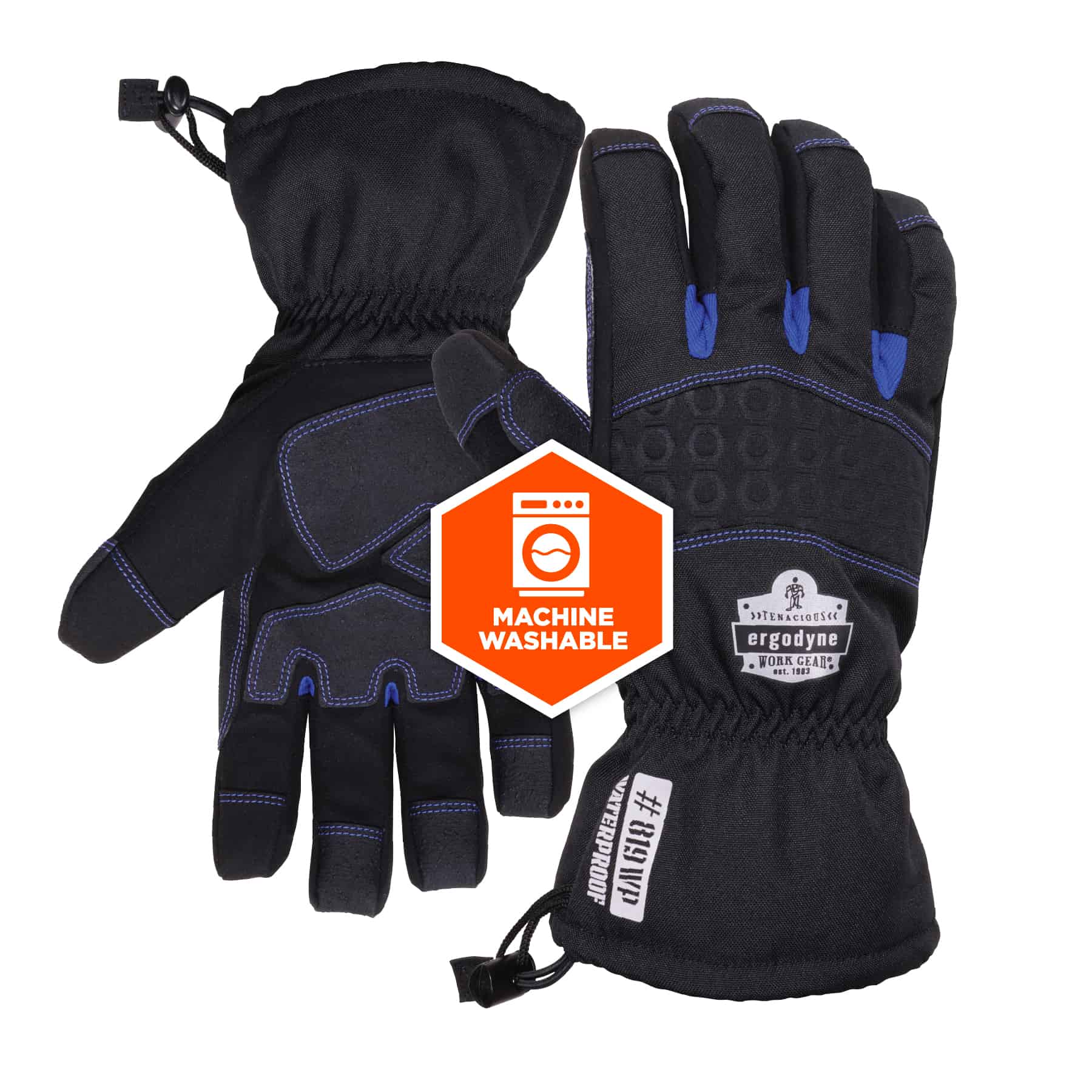 Ergodyne XX-large Black Polyester Cold Weather Gloves, (1-Pair) in the Work  Gloves department at