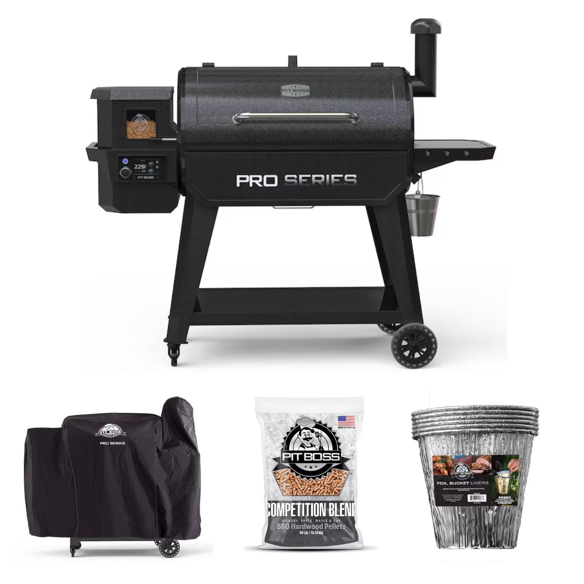 Shop Pit Boss Pro 1150 PS3 Pellet Grill & with Pit Boss Grill Cover ...