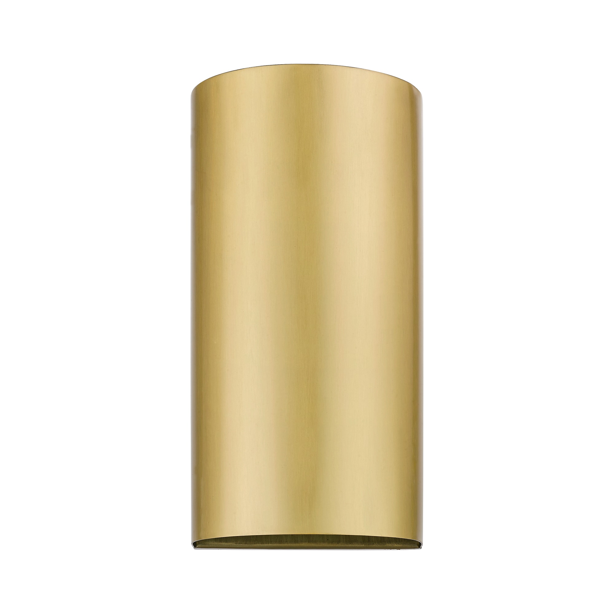 Satin Gold Handcrafted Stainless Steel Outdoor Wall Sconce