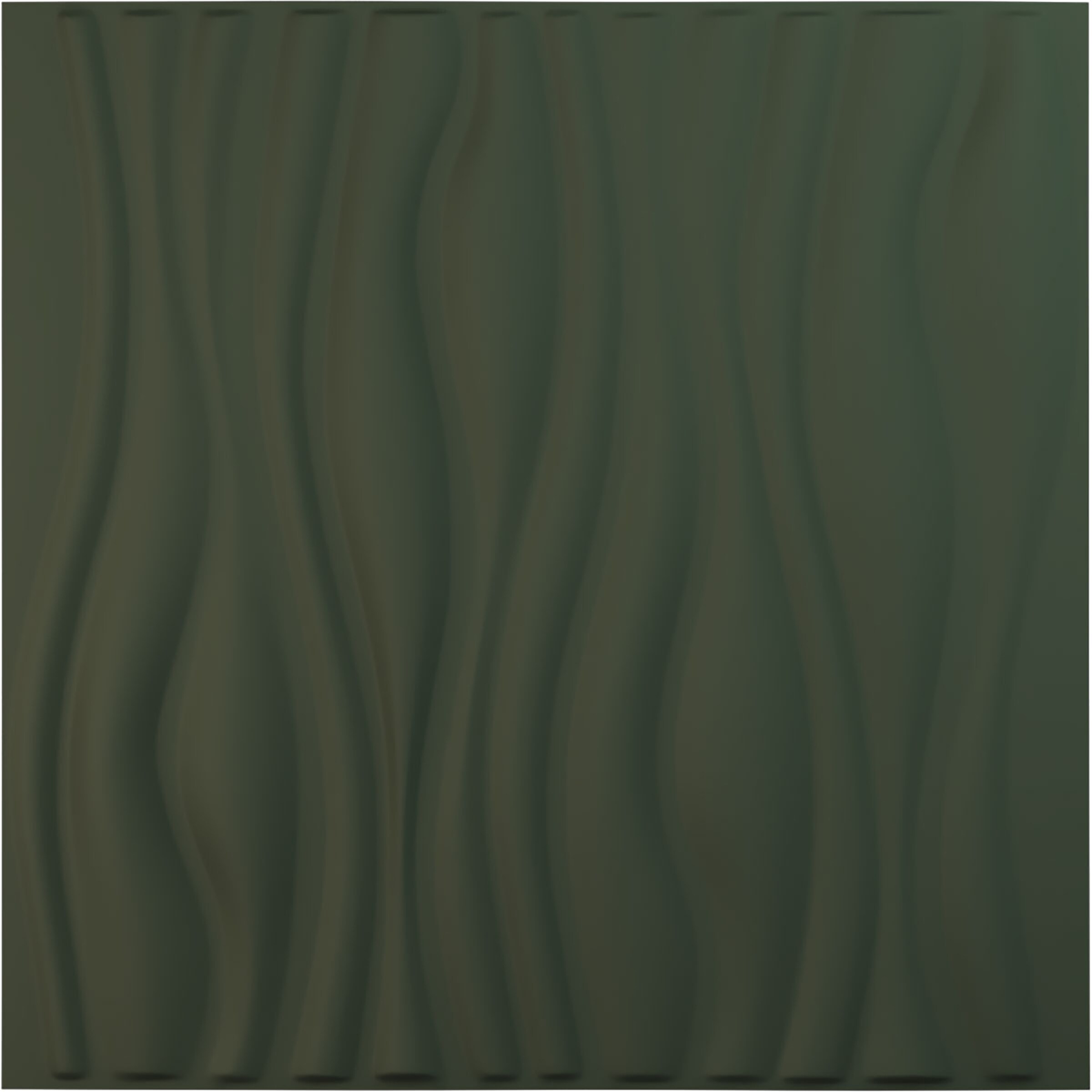 Ekena Millwork WP20X20LEGHC 19-5/8-in x 19-5/8-in Embossed Paintable/Stainable Green PVC Abstract Wall Panel ( 2.67-sq ft )