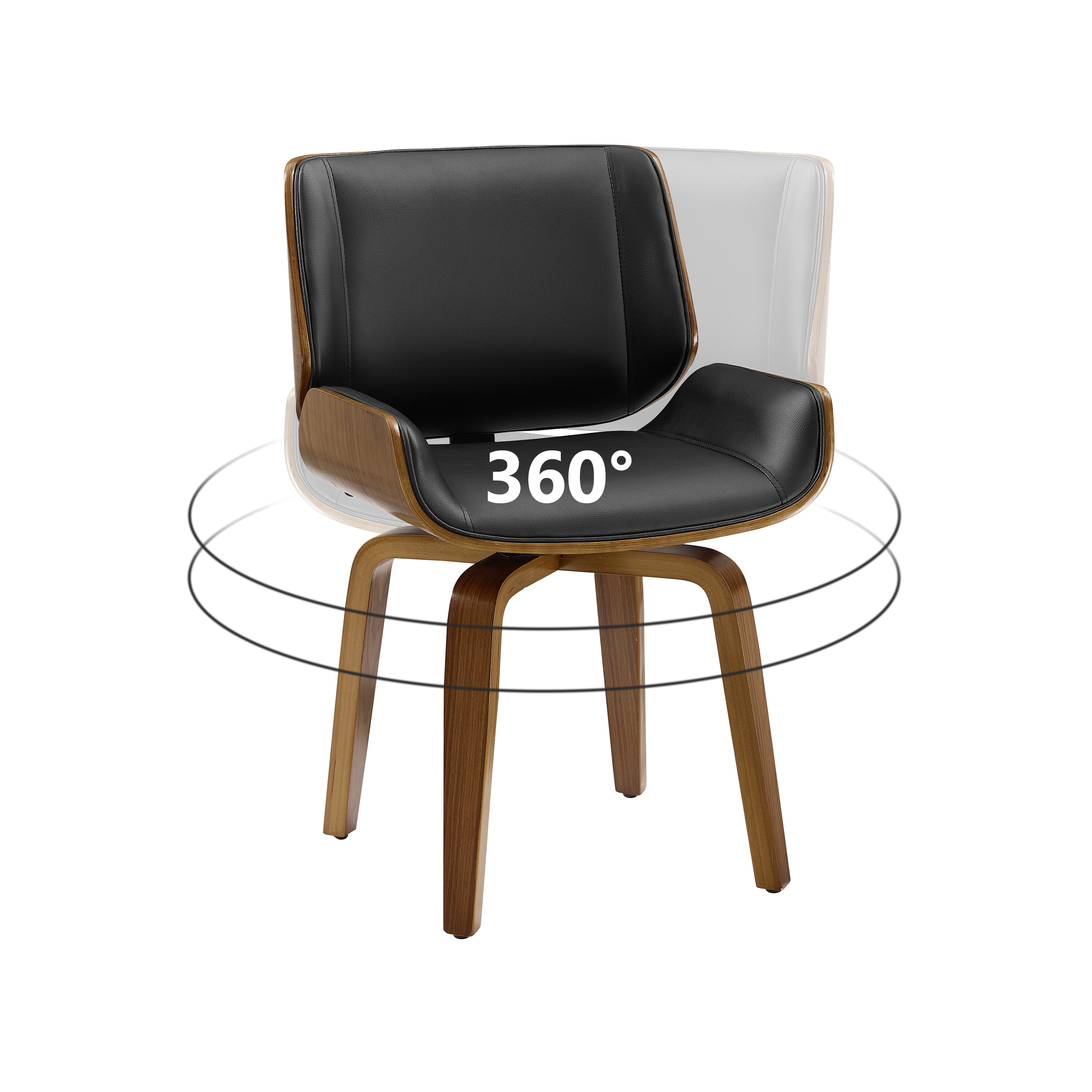 Art Leon CC052-1-BK chairs - View #2