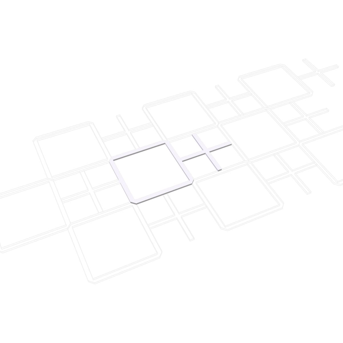 Large White PVC Decorative Fretwork Wall Panels