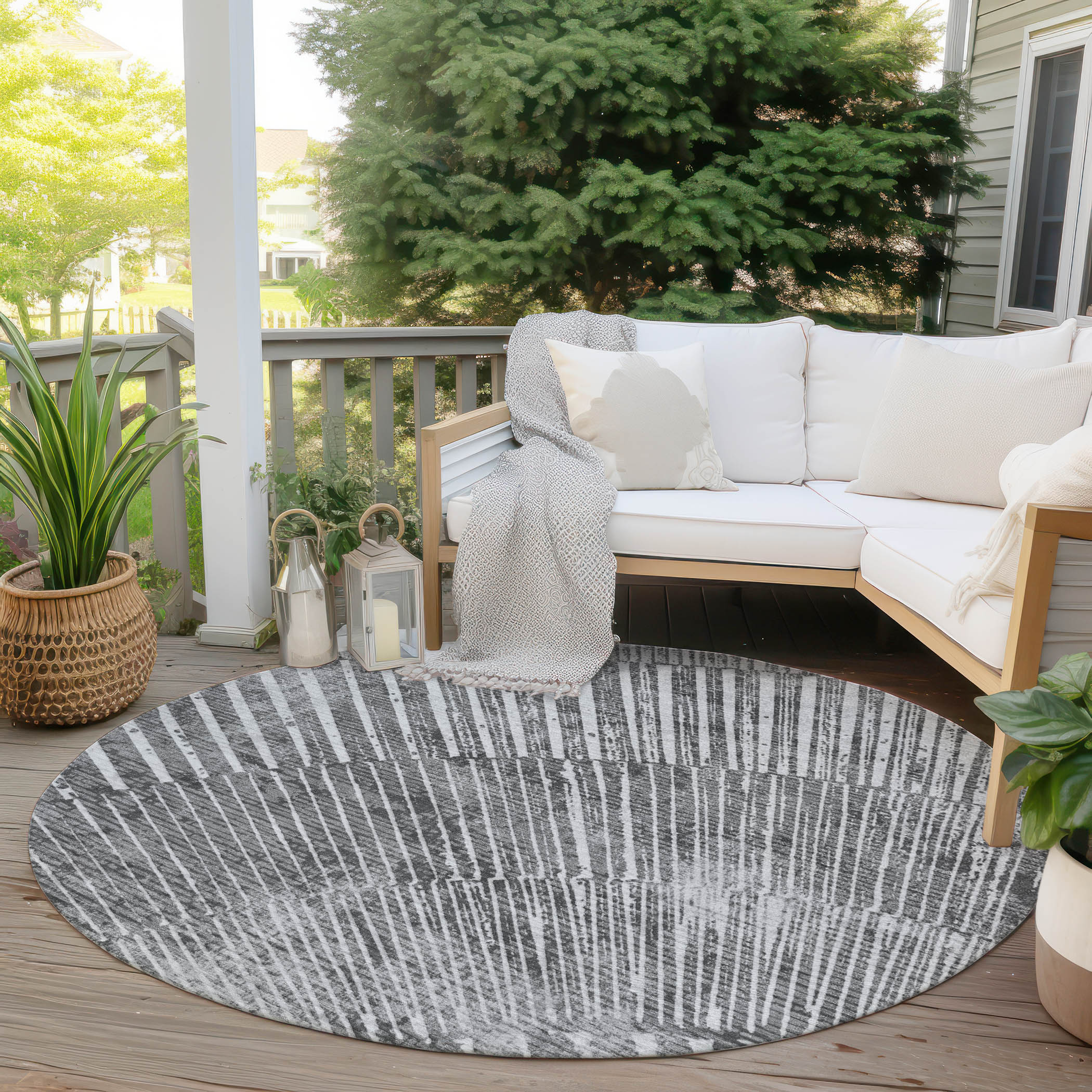 Addison Rugs ACN542GY8RO rugs - View #7