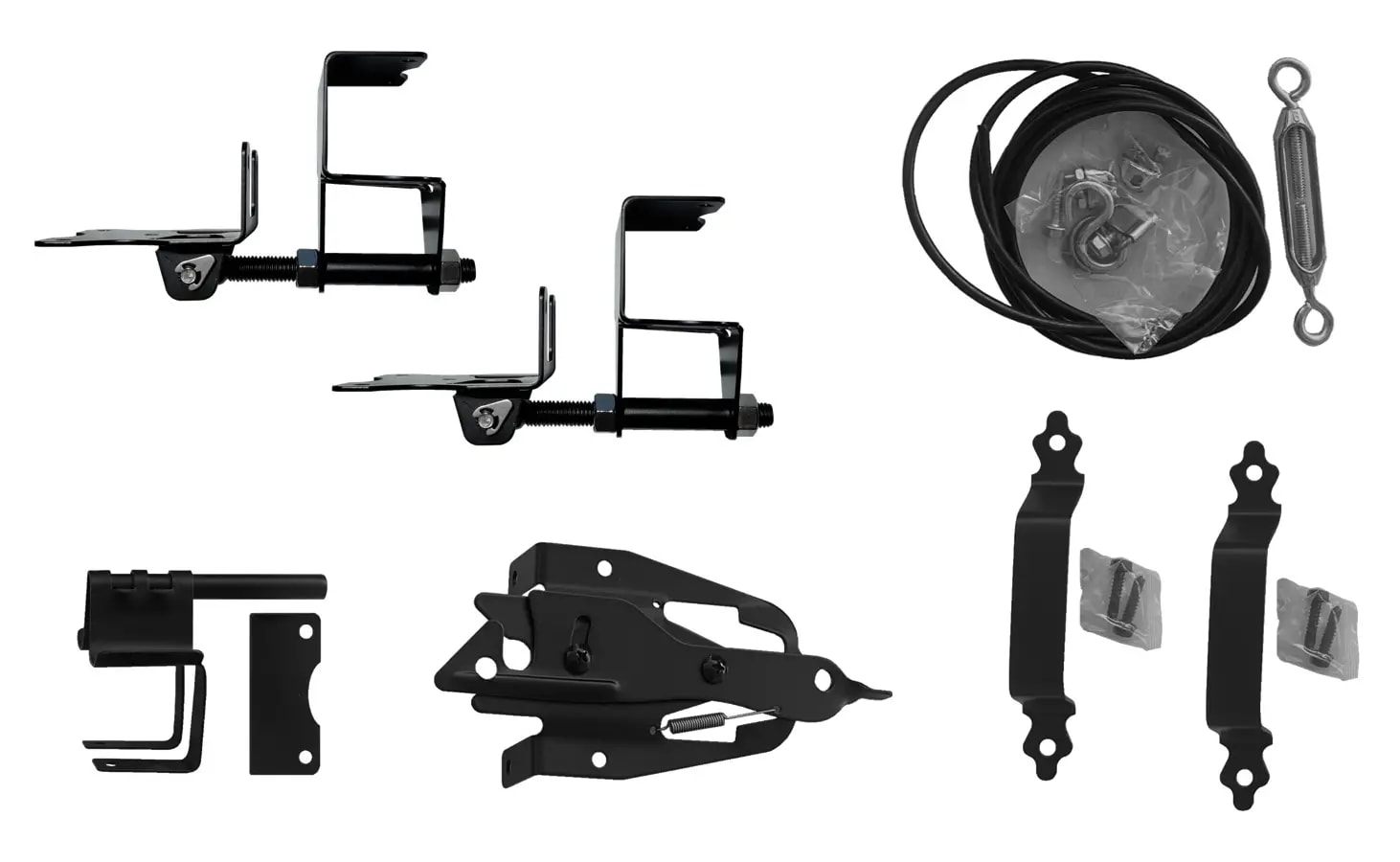Trex Fencing 59450103 Seclusions 7-in Black Gate kit