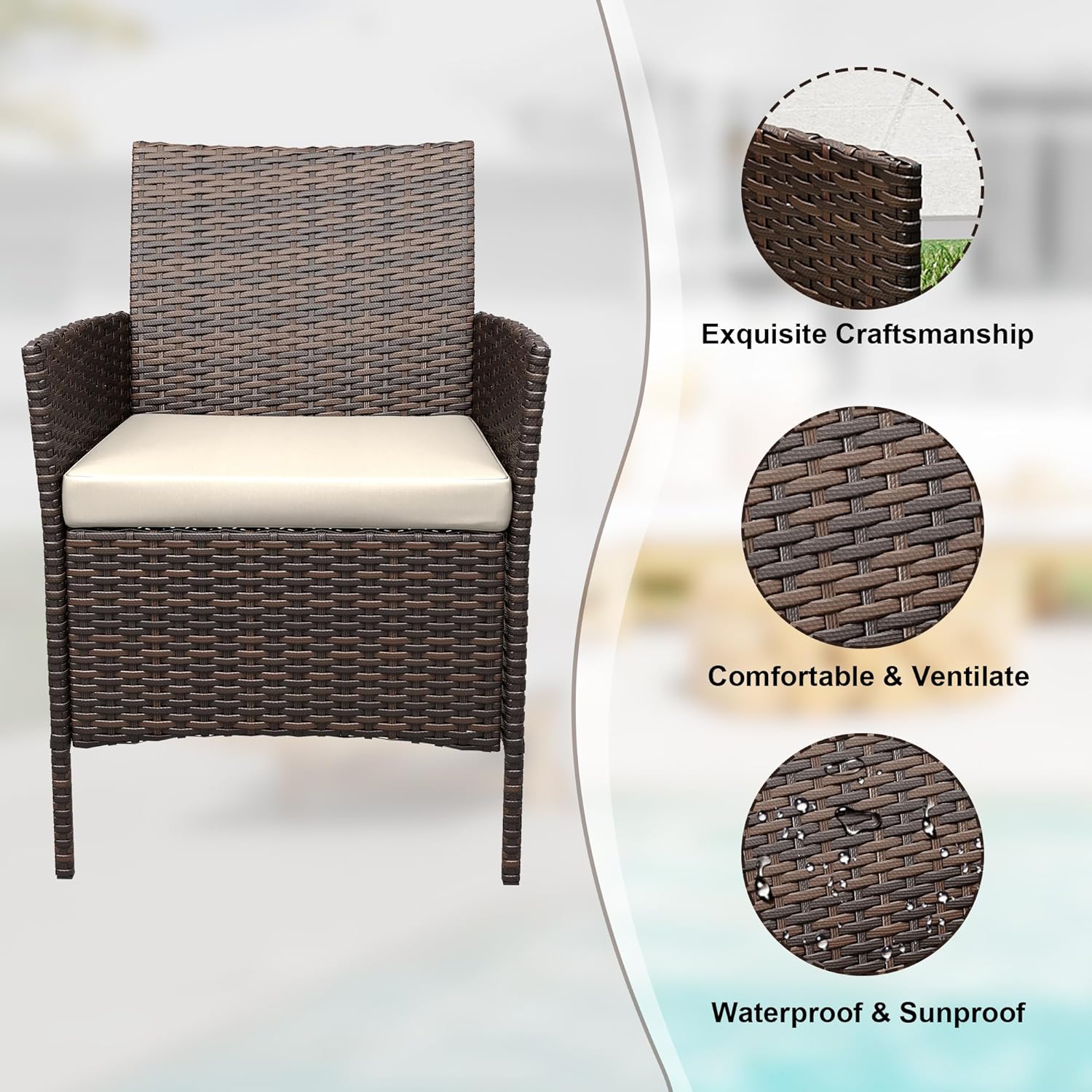 GAOMON LSPPJOK-0RM3GCT4V6 Patio-Conversation-Sets - View #4