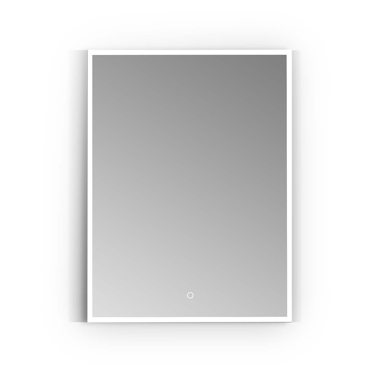 Altair Carsoli 24-in x 32-in Lighted LED Surface/Recessed Mount No Frame Mirrored Rectangle Soft Close Medicine Cabinet with Outlet