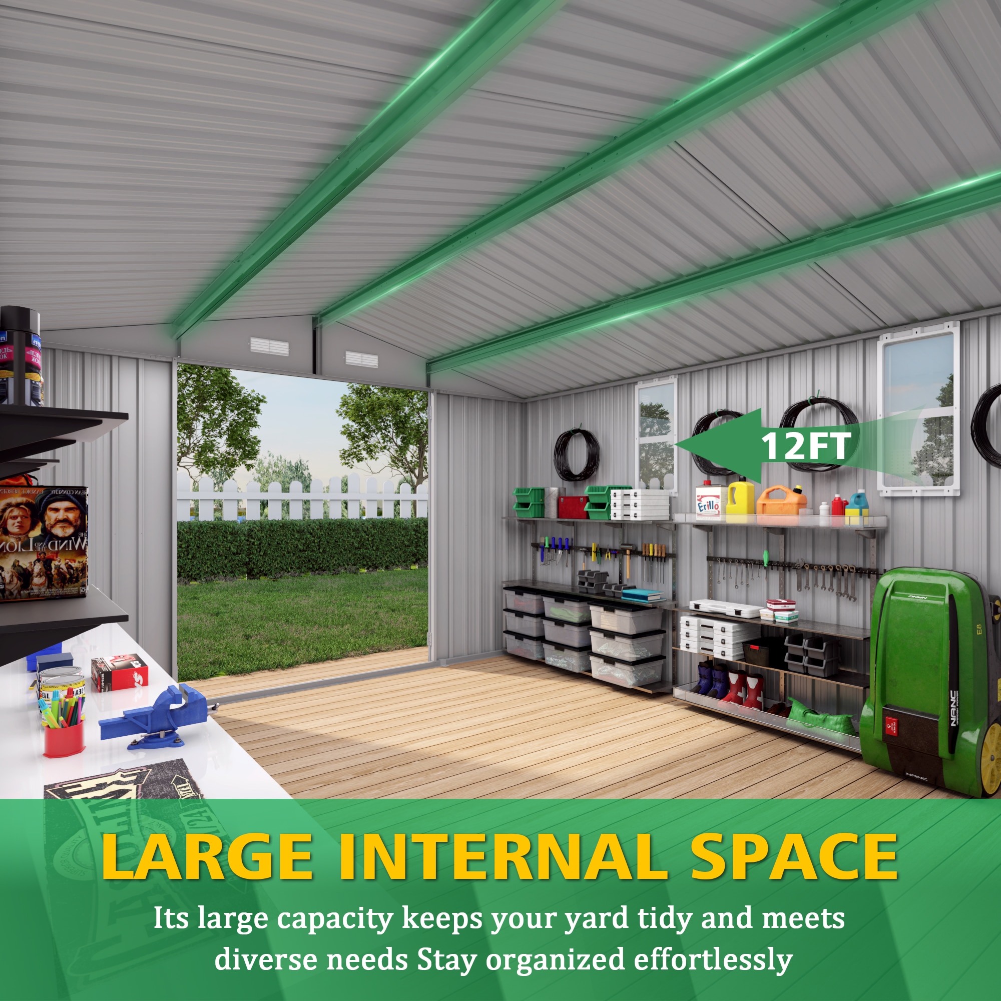 Dimakai DI-AUS0023P Metal-Storage-Buildings-Sheds - View #8