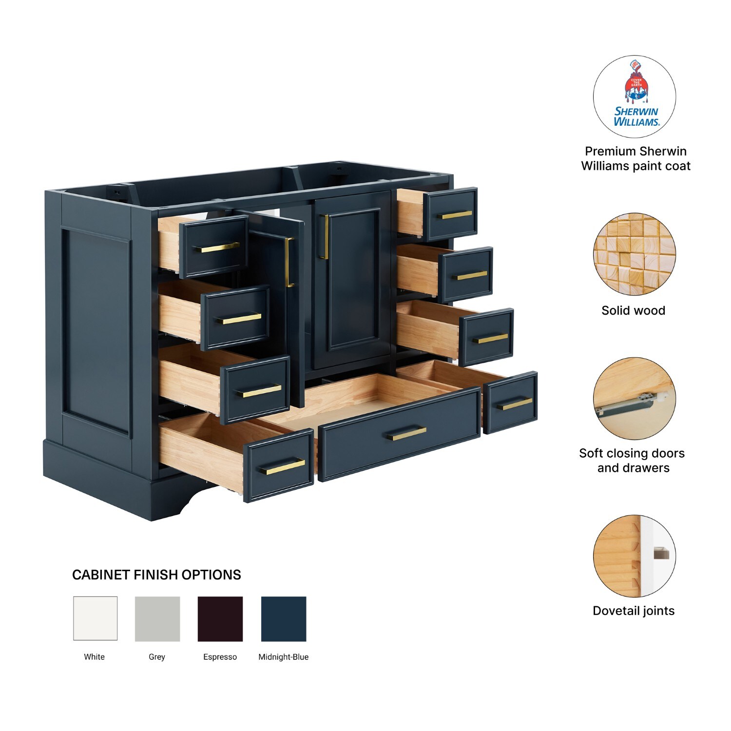 ARIEL M048S-BC-MNB vanities - View #5