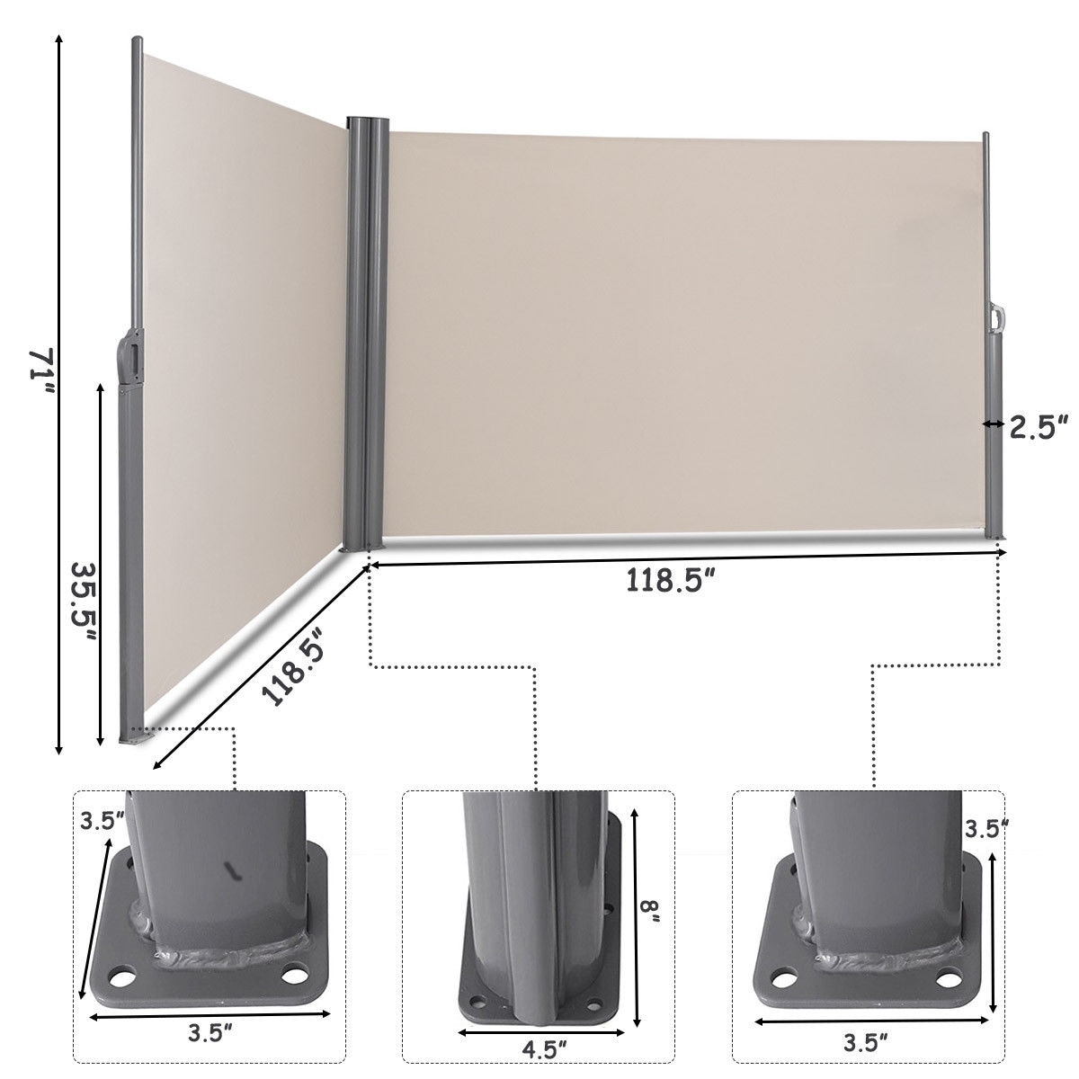 WELLFOR GASAW005 awnings - View #12