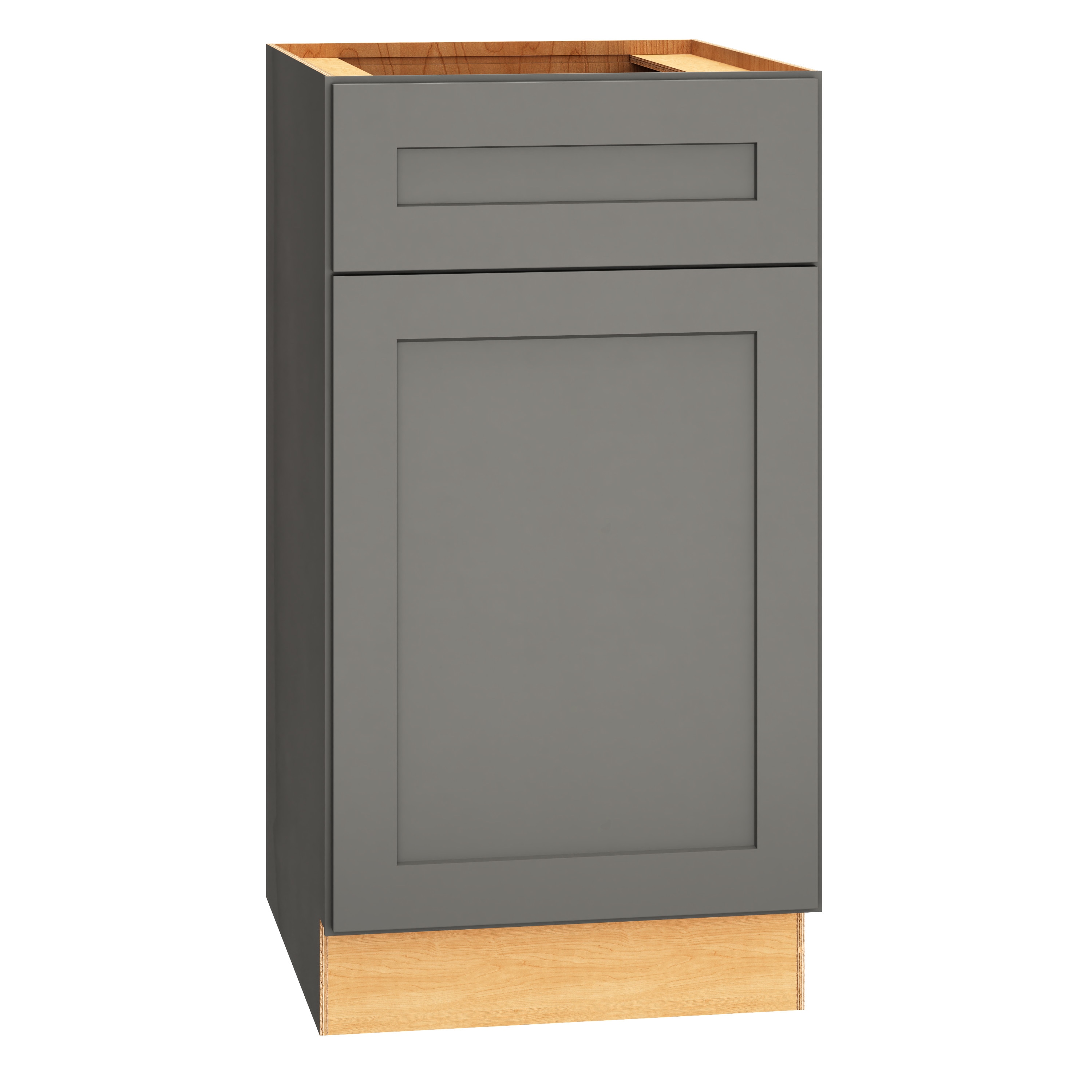 Diamond Express 328 VB183421R Jamestown 18-in Moonstone Gray Bathroom Vanity Base Cabinet without Top