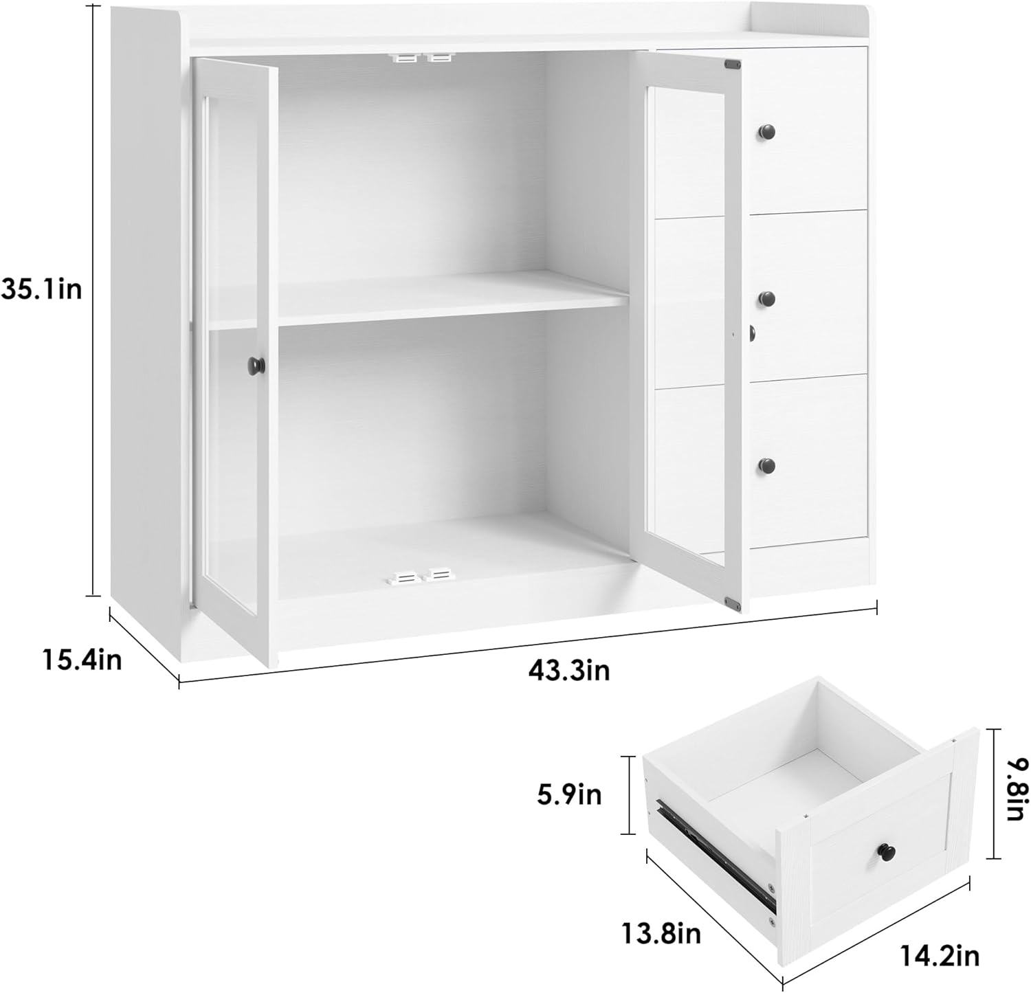 Qeetex LHF-BG-NT92278 Dining-Kitchen-Storarge - View #2