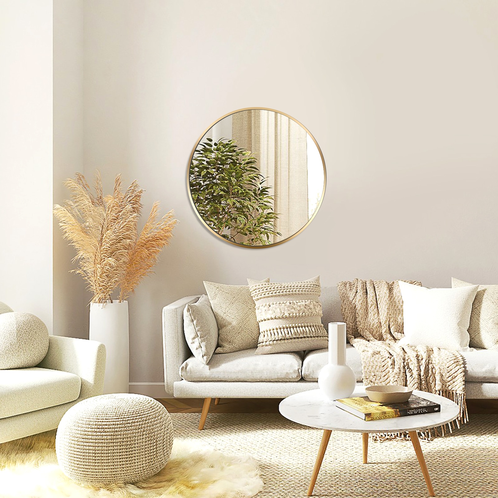 Qualler QDUMRO116G Framed-Bath-Mirrors - View #2