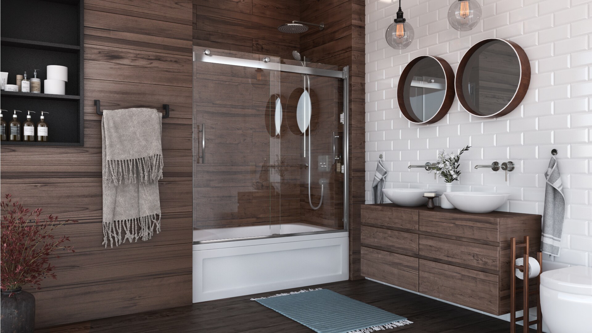 Holcam L2BTESILCLR6060EC2 Bathtub-Doors - View #2