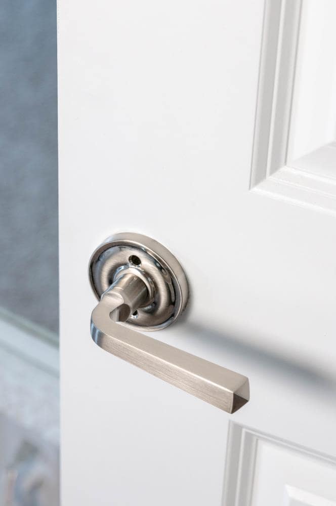 Delaney Hardware Satin Nickel Interior Hall/Closet Passage Door Handle ...