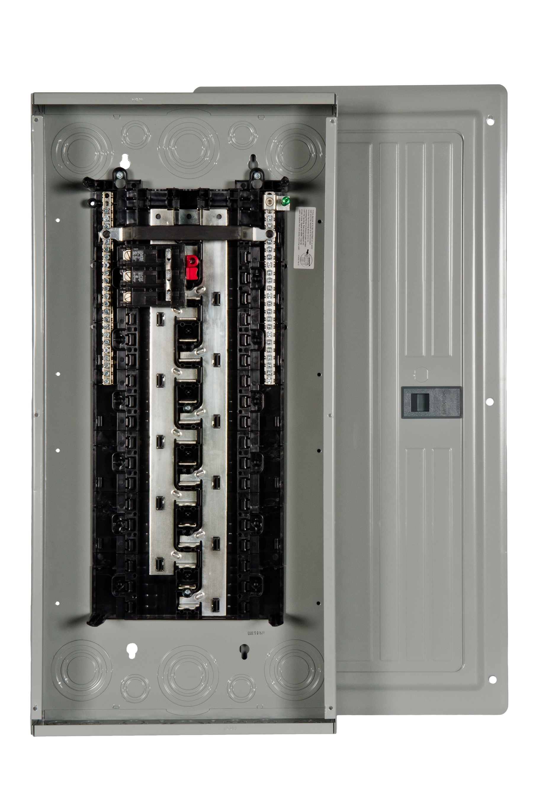 Siemens ES 100-Amp 30-Spaces 42-Circuit Indoor Main Breaker Load Center ...