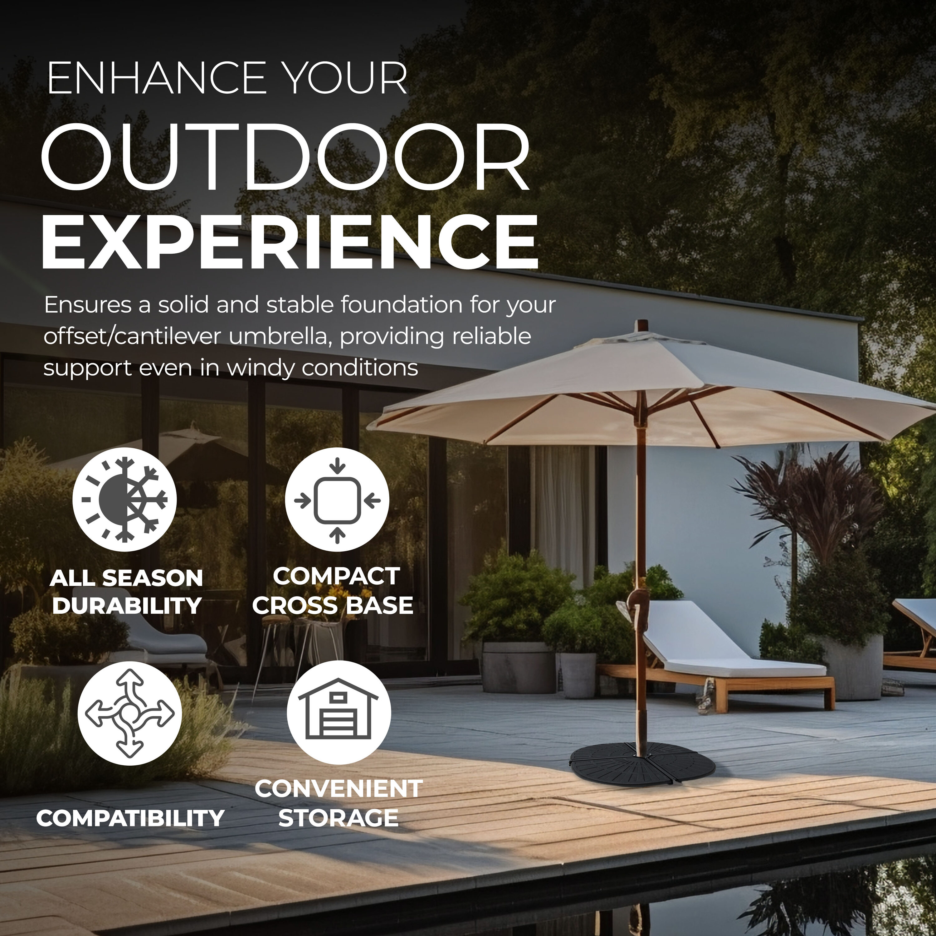 Four Seasons Outdoor Product 396120 Umbrella-Bases - View #3