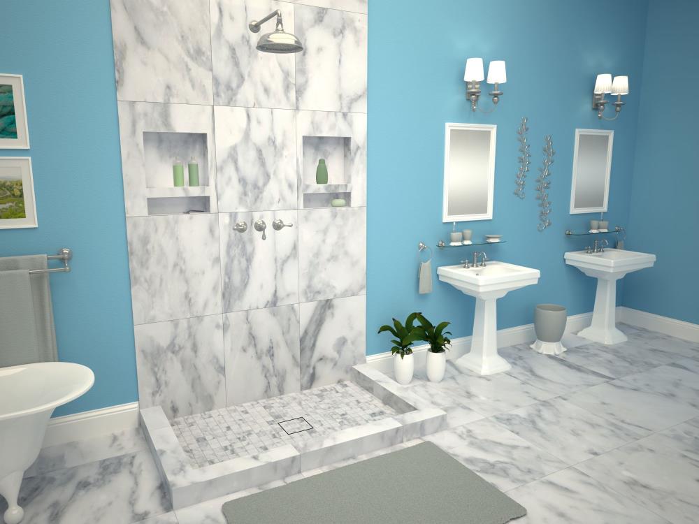 Tile Redi WD3772CDT-PVC Shower-Floors - View #4