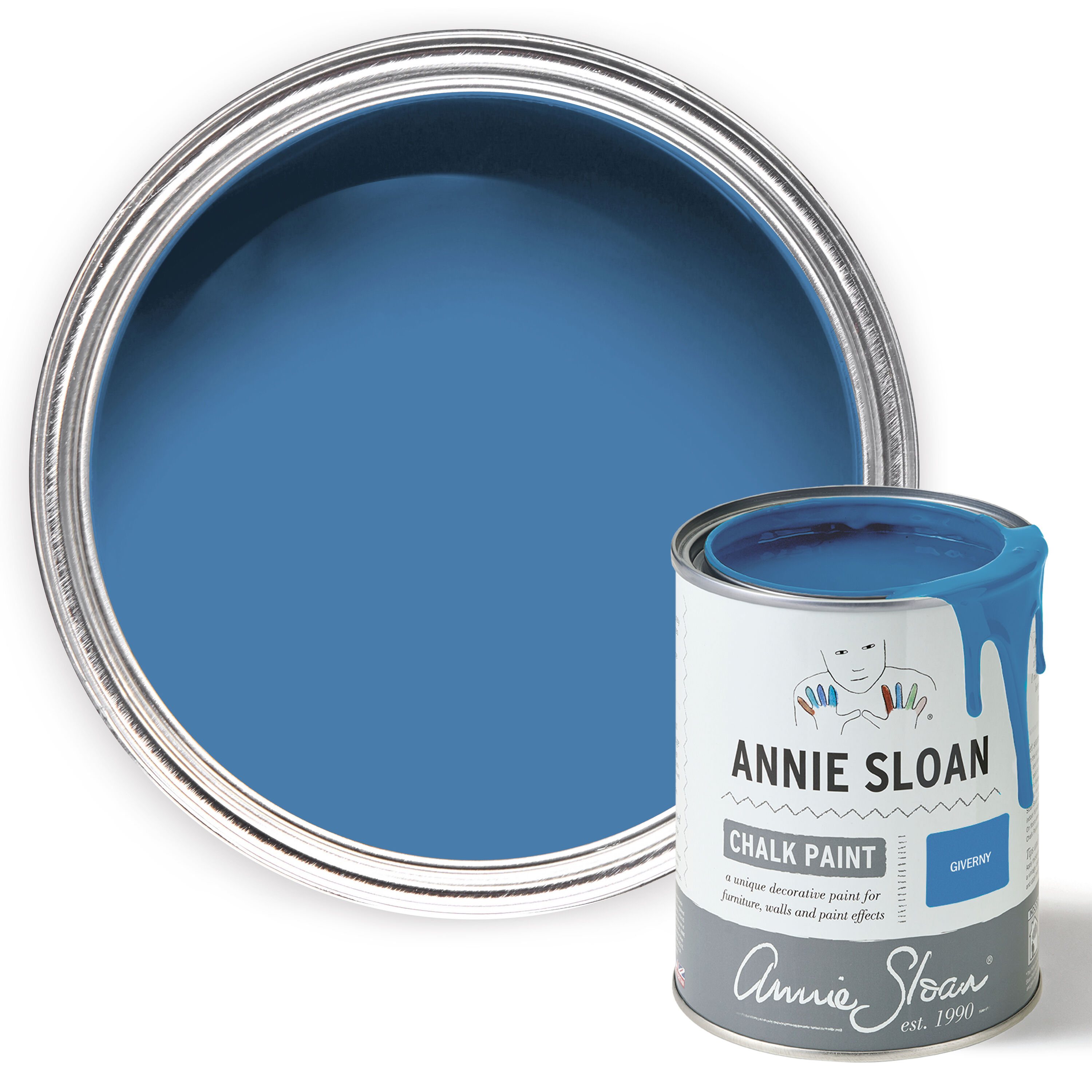 Annie Sloan P026GIV.X101.01 Flat Giverny Chalky ( 1-quart )