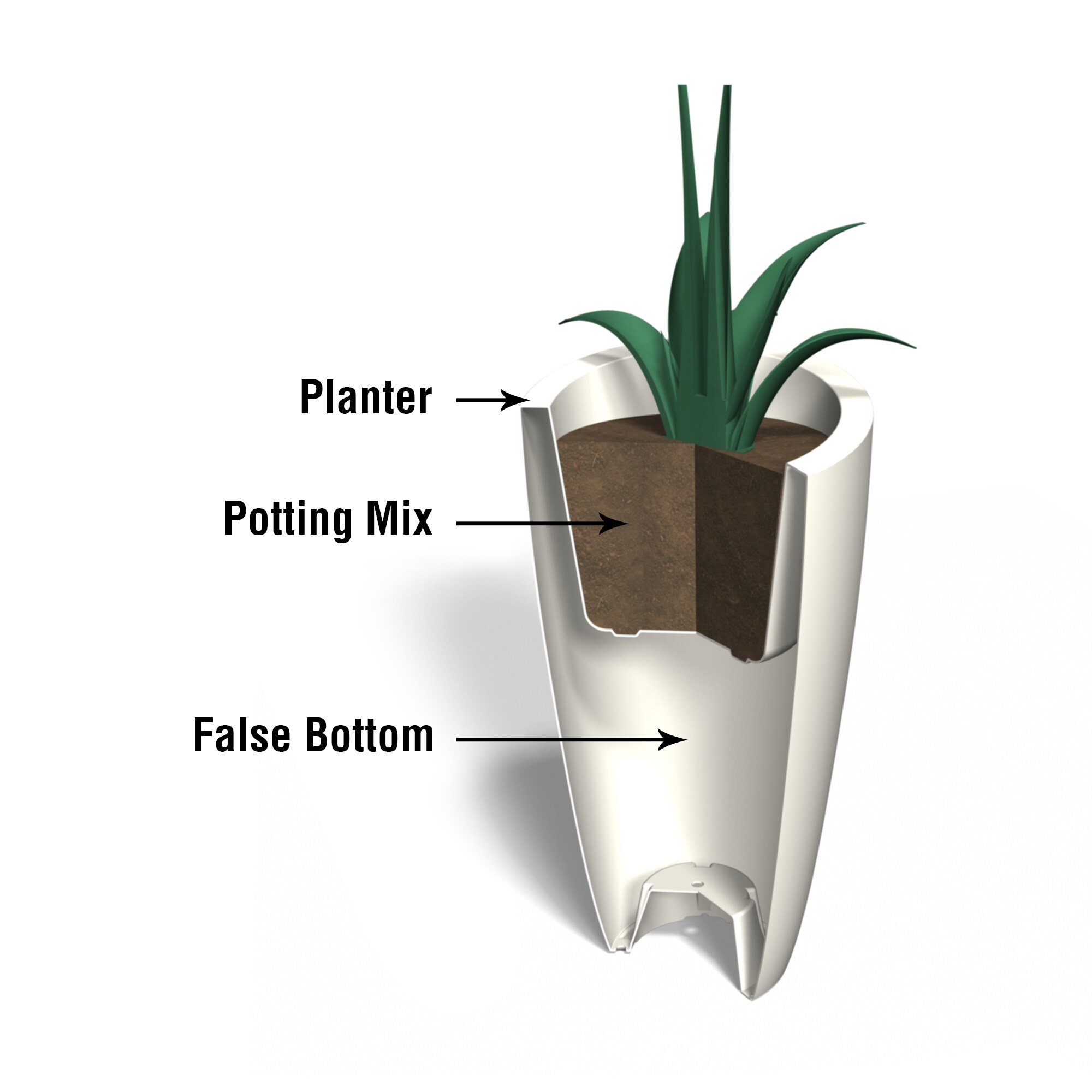 Mayne 8881-W Planter-Window-Box - View #5