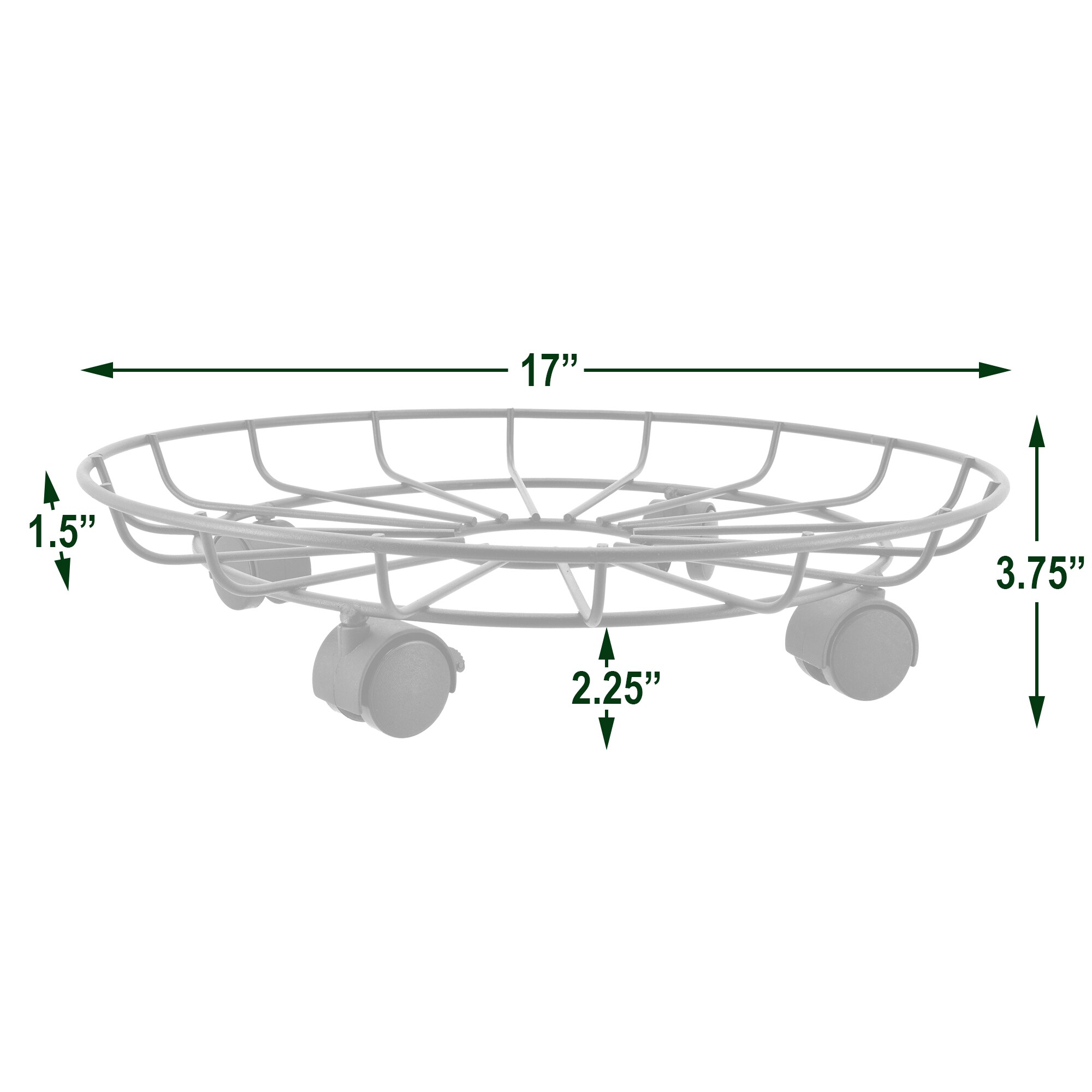 Arcadia Garden Products 1594 Plant-Caddy-Cart - View #6