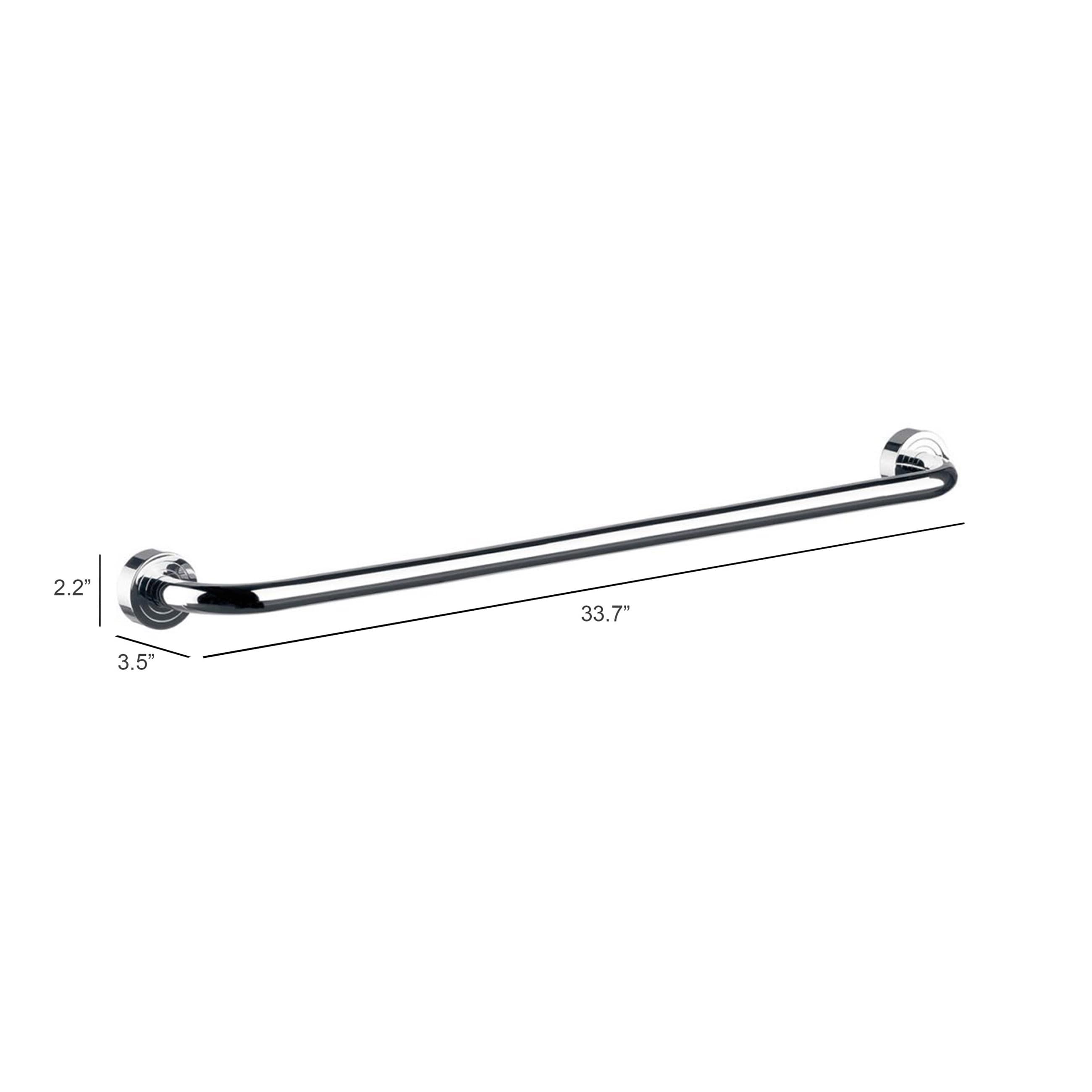 Polo 33.7'' Polished Chrome Single Towel Bar