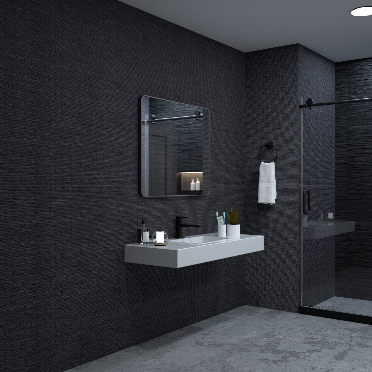 Bayfeve BF-168477-MIR Framed-Bath-Mirrors - View #7
