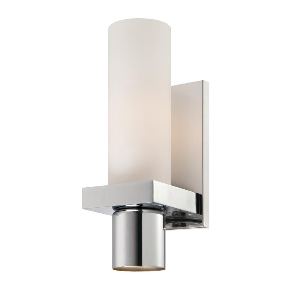 Eurofase 23277-038 Pillar 4.5-in W 1 -Light Polished Chrome Transitional Wall Sconce
