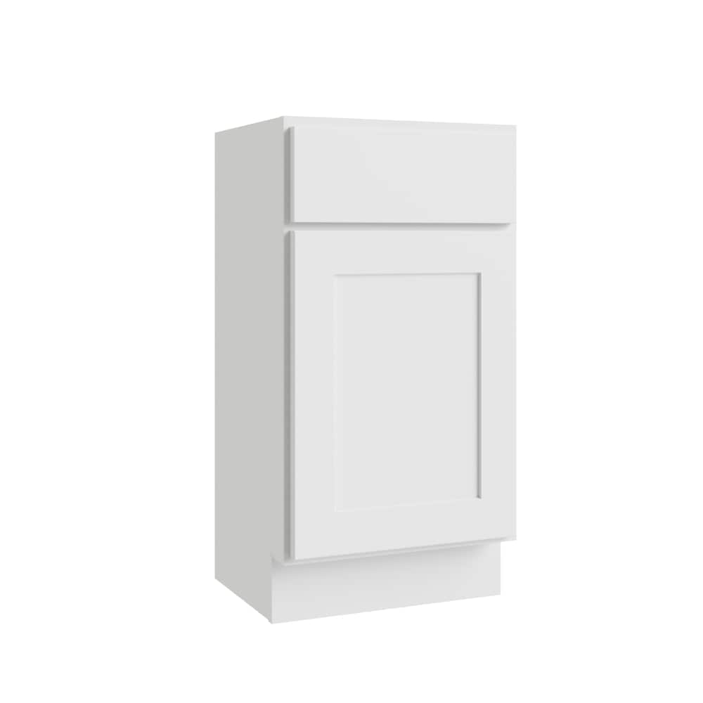 RELIABILT L10-V1816 Parkstone 18-in White Bathroom Vanity Base Cabinet without Top