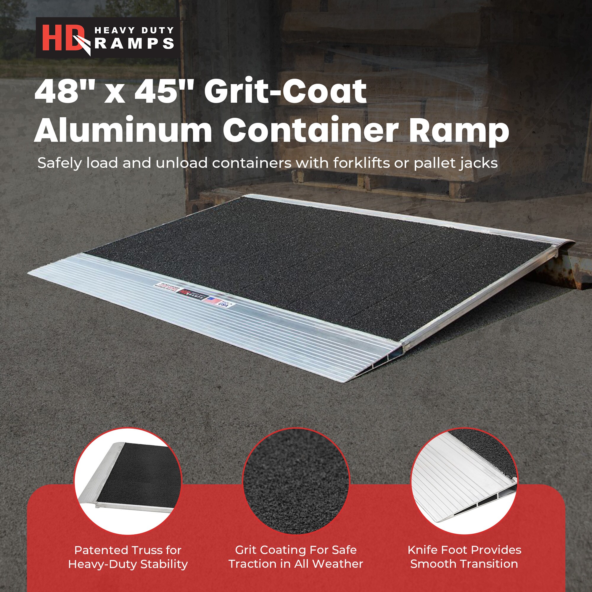 HD Ramps 08-45-048-06-GRIT Loading-Ramps - View #2