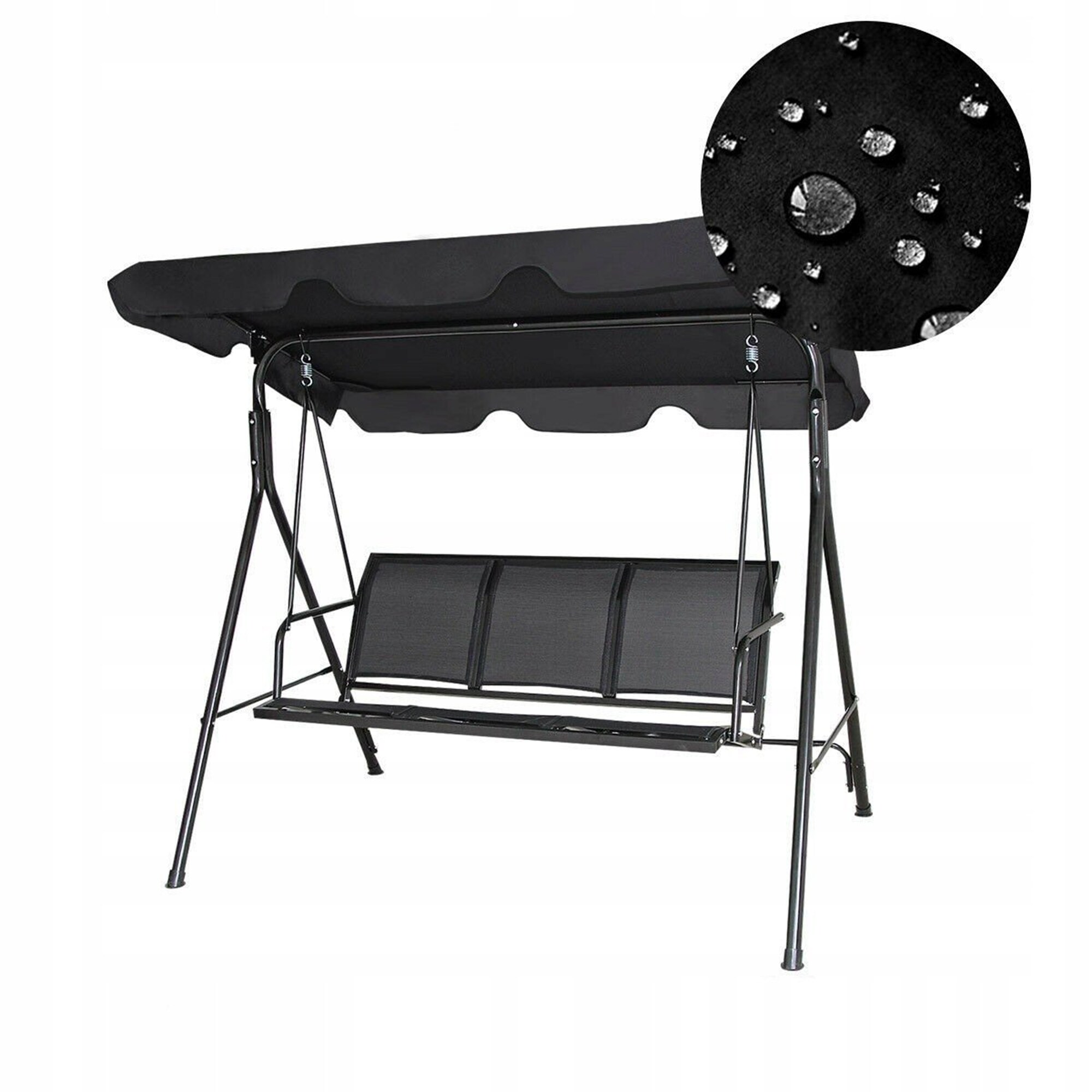 WELLFOR DOJ70492BK Swing-Gliders - View #11