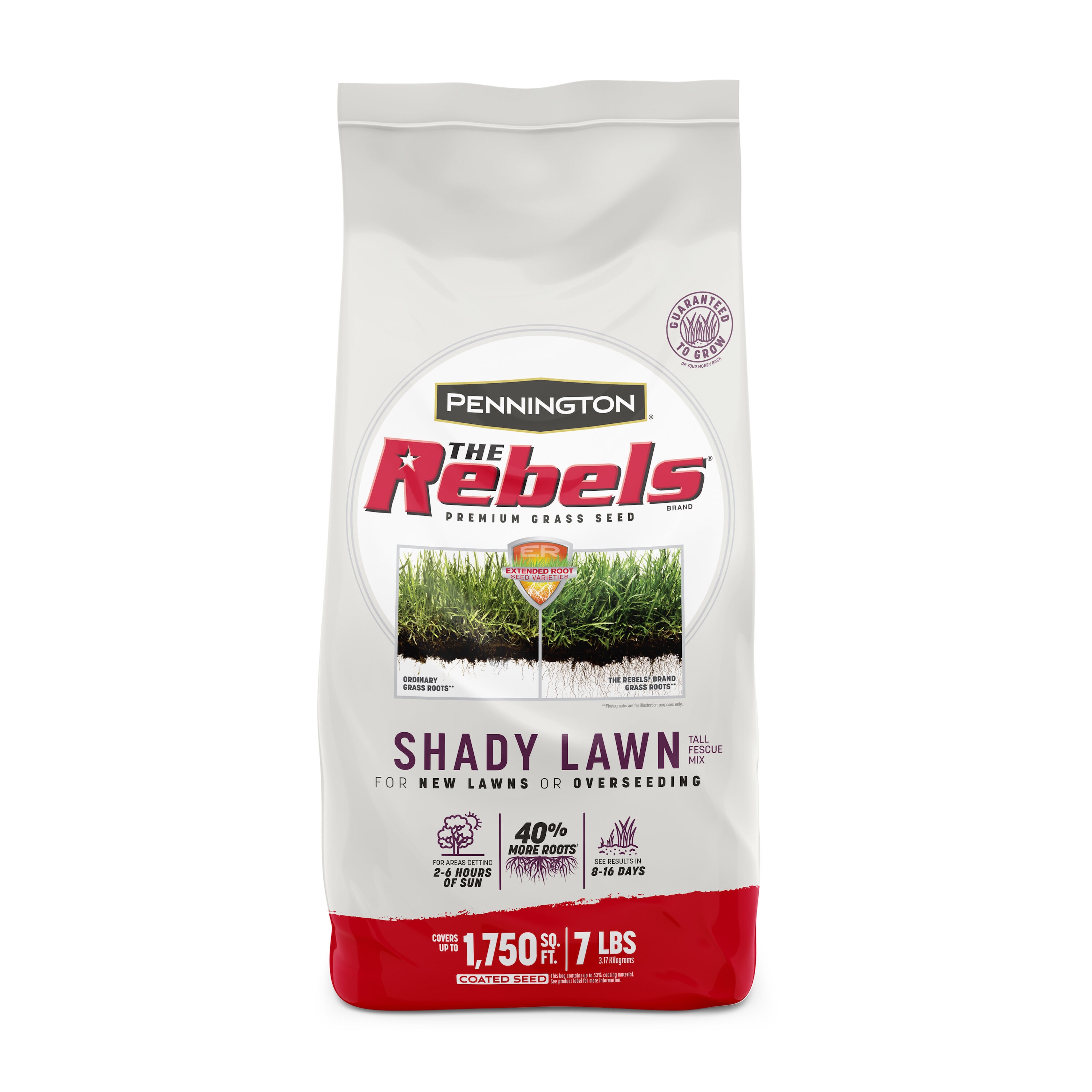 Pennington 100543726 The Rebels 7-lb Mixture/Blend Grass Seed