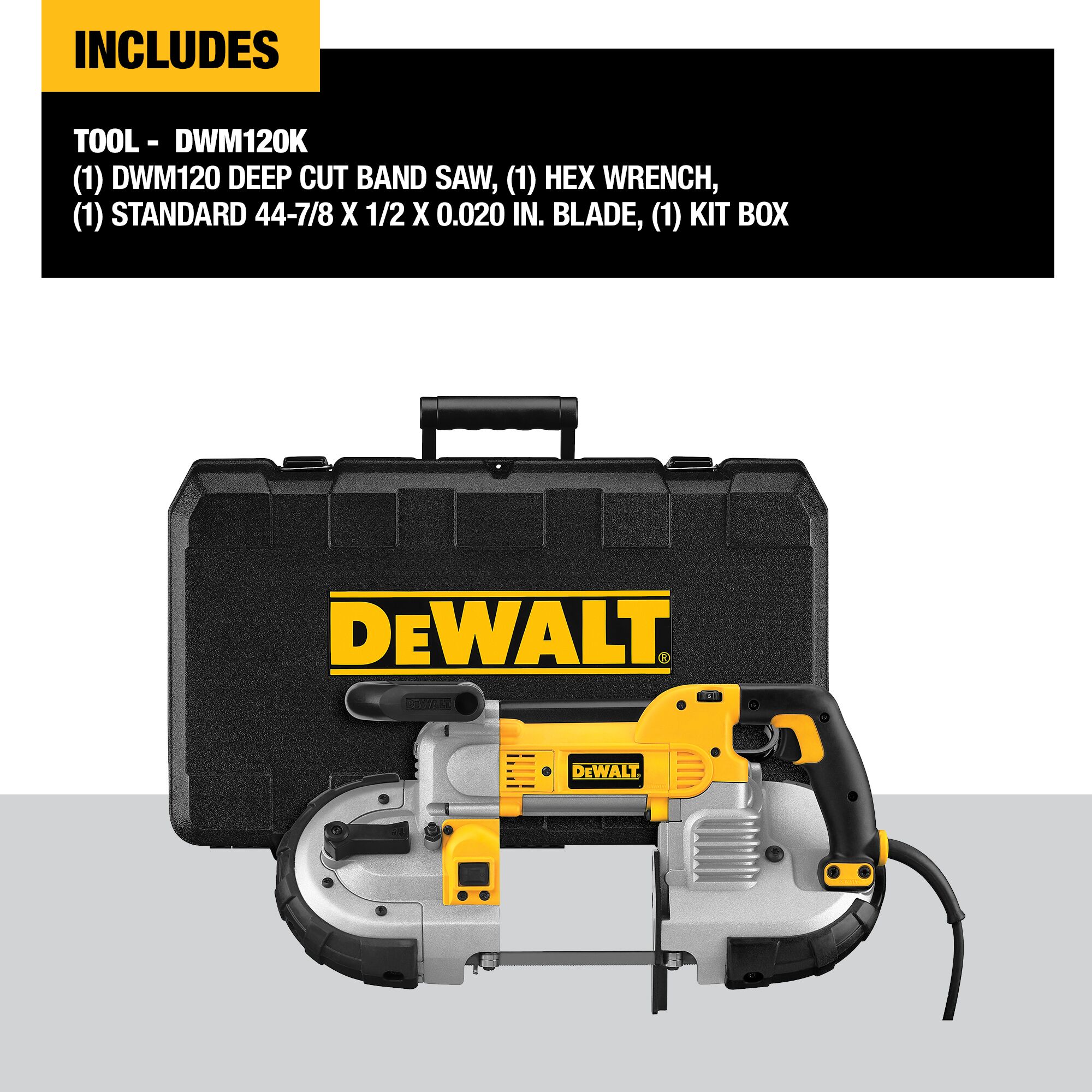 DeWalt Tools Decal Sticker Bumper Tool Box Saw Drill 8 x 2.50