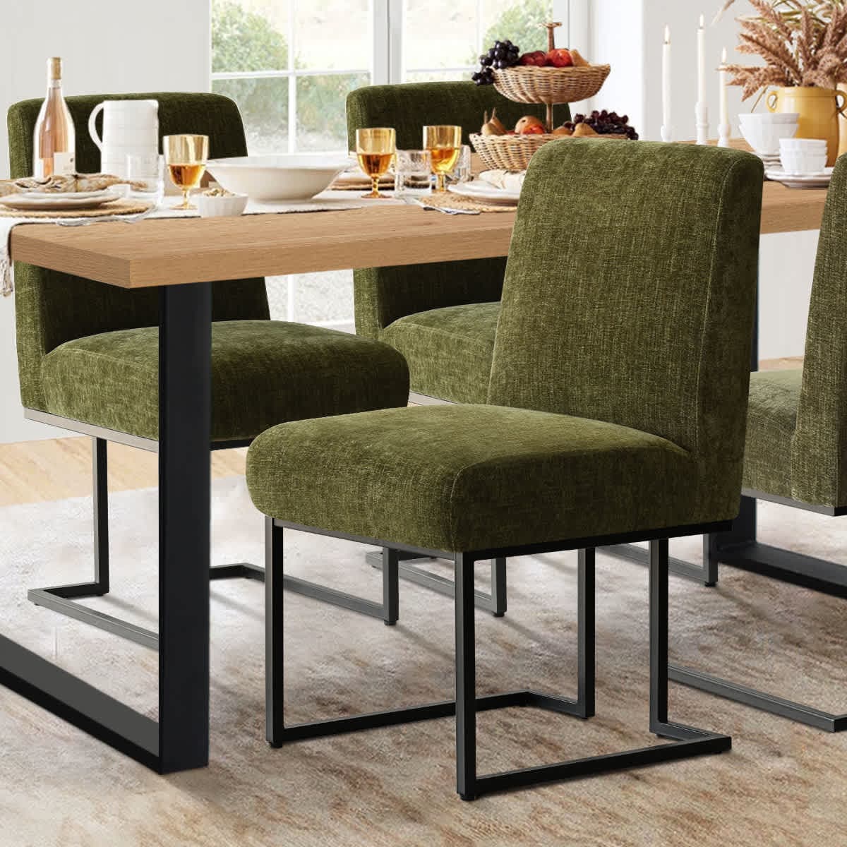 Maison Boucle RAY-2OK-MAS-CH-GREE Dining-Sets - View #4