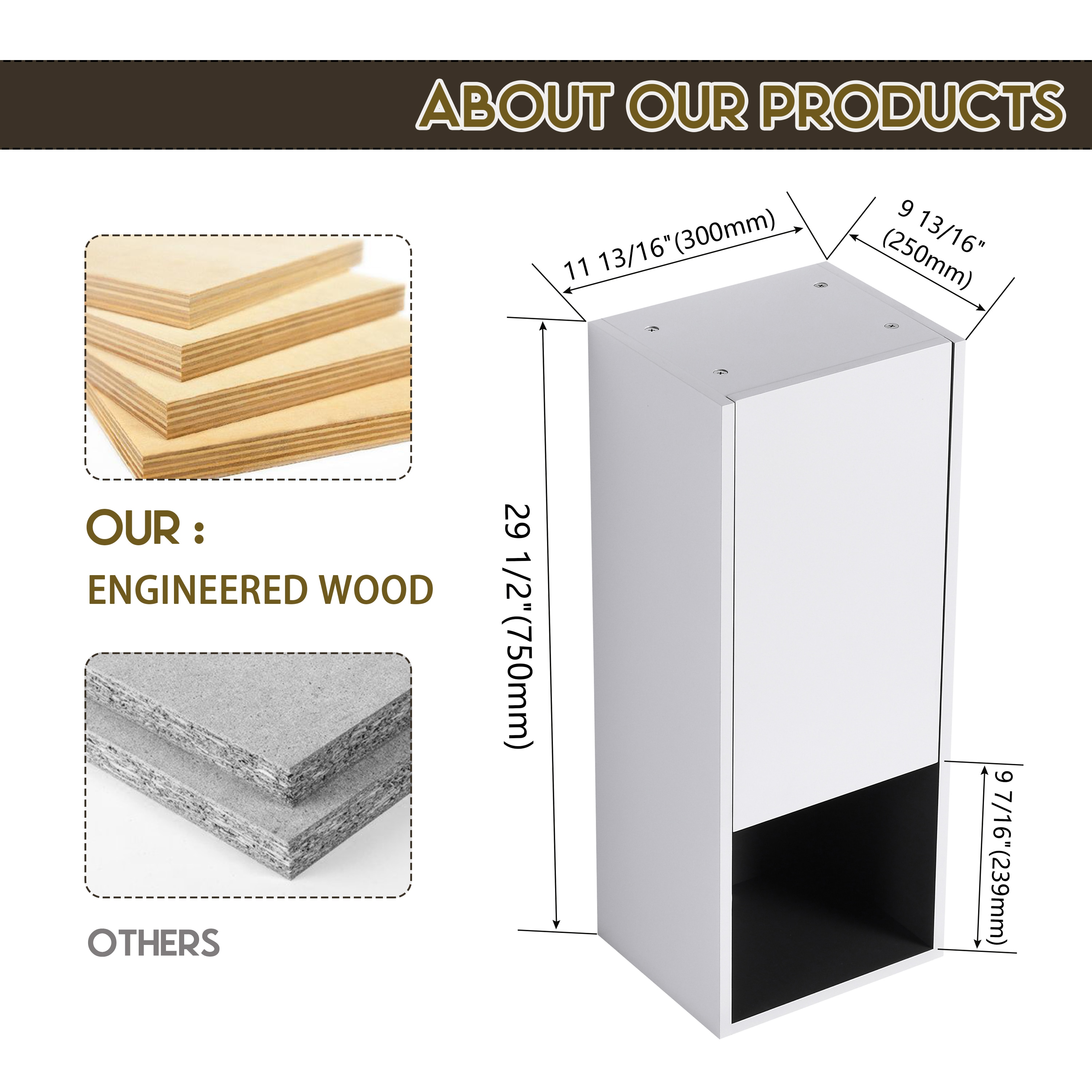 CALVON WMSC212WH Bathroom-Wall-Cabinets - View #2