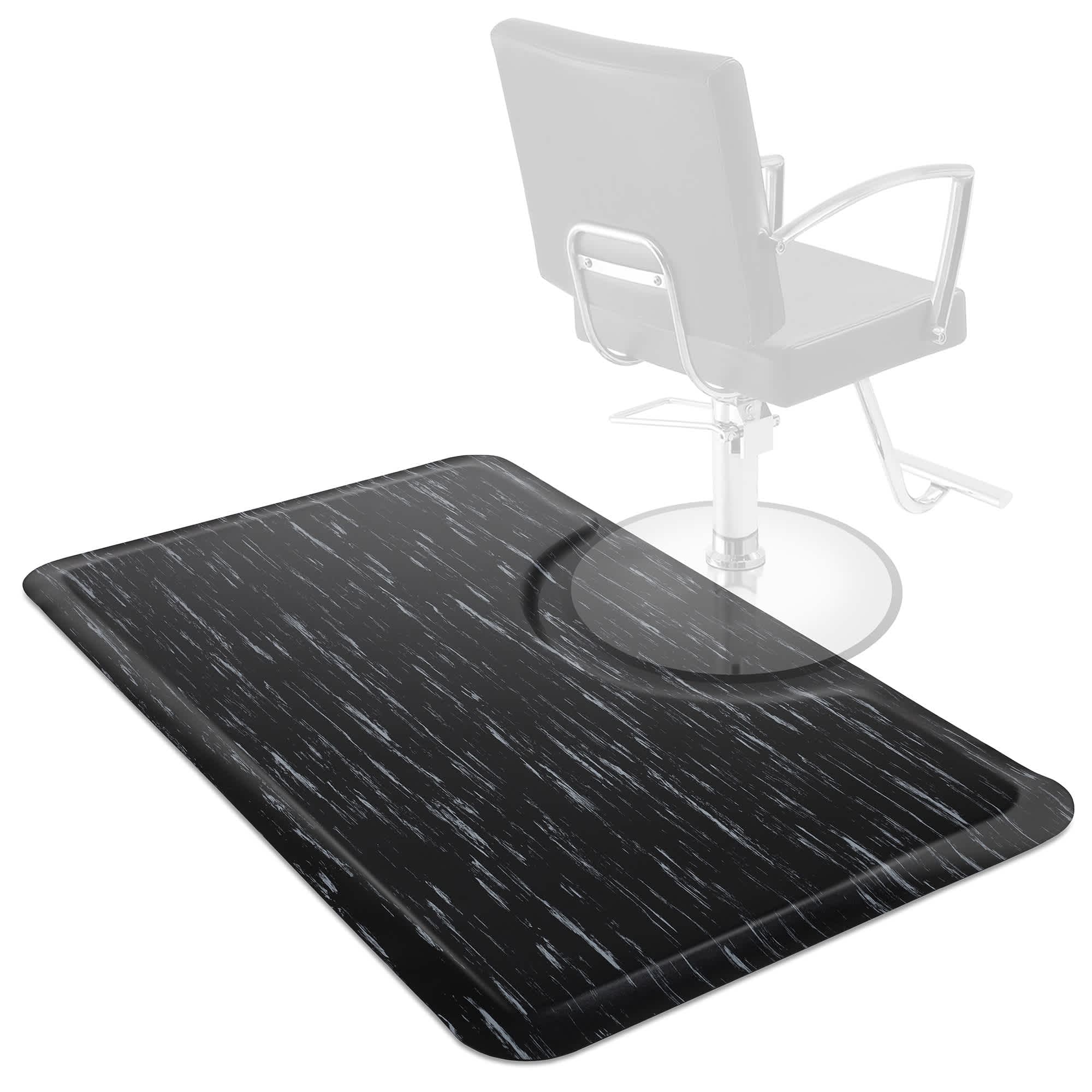 Saloniture MAT-SALON-R55 3 x 5-ft Salon Anti-Fatigue Floor Mat - 1/2-in Marble Rectangle