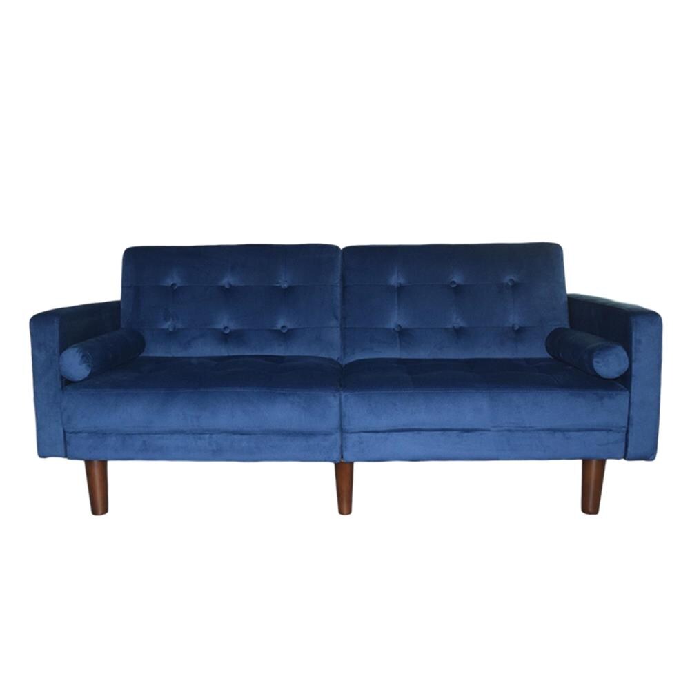 CASAINC AOX-W288S00007 Blue Contemporary/Modern Velvet Sofa bed