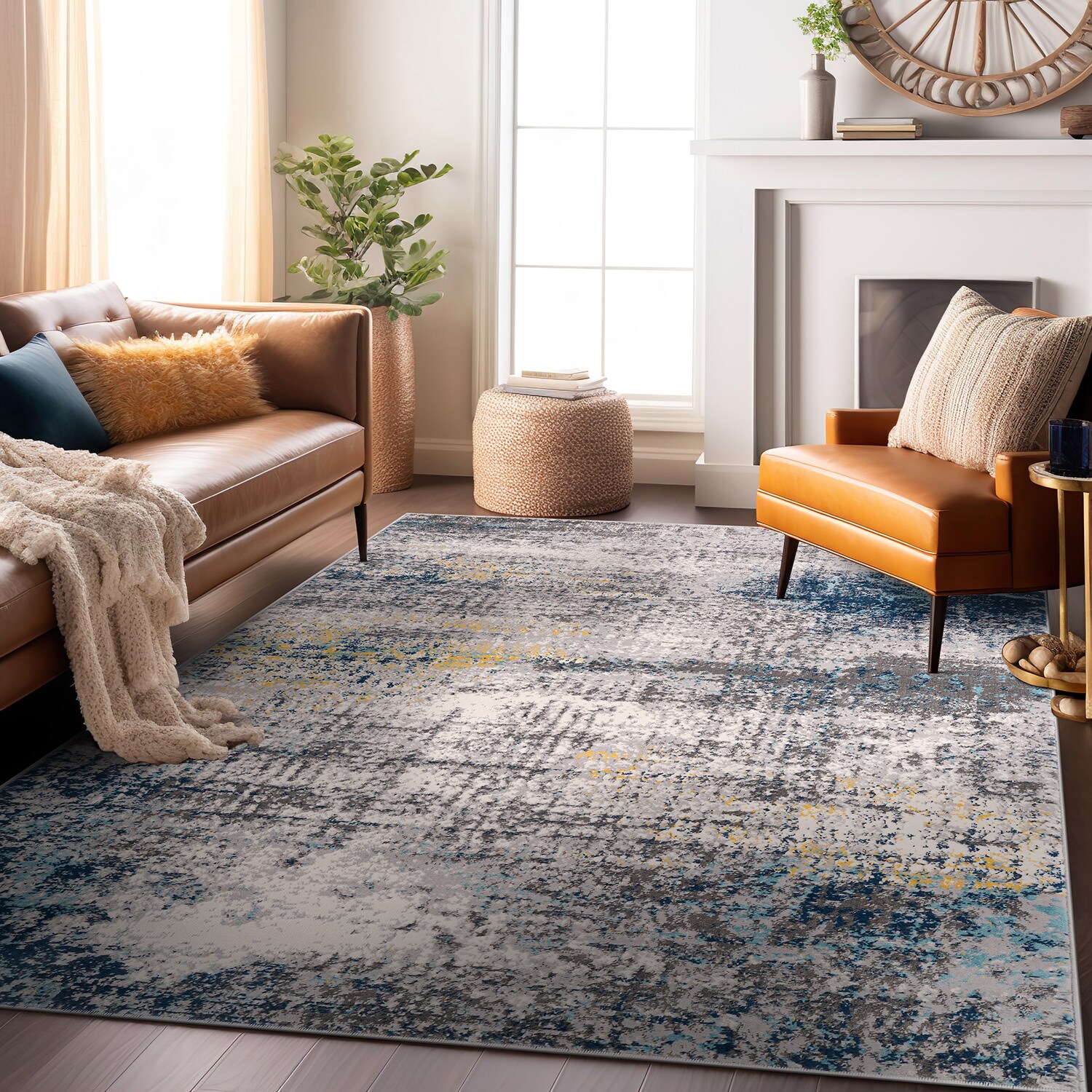World Rug Gallery 4051BLUE5X7 rugs - View #7
