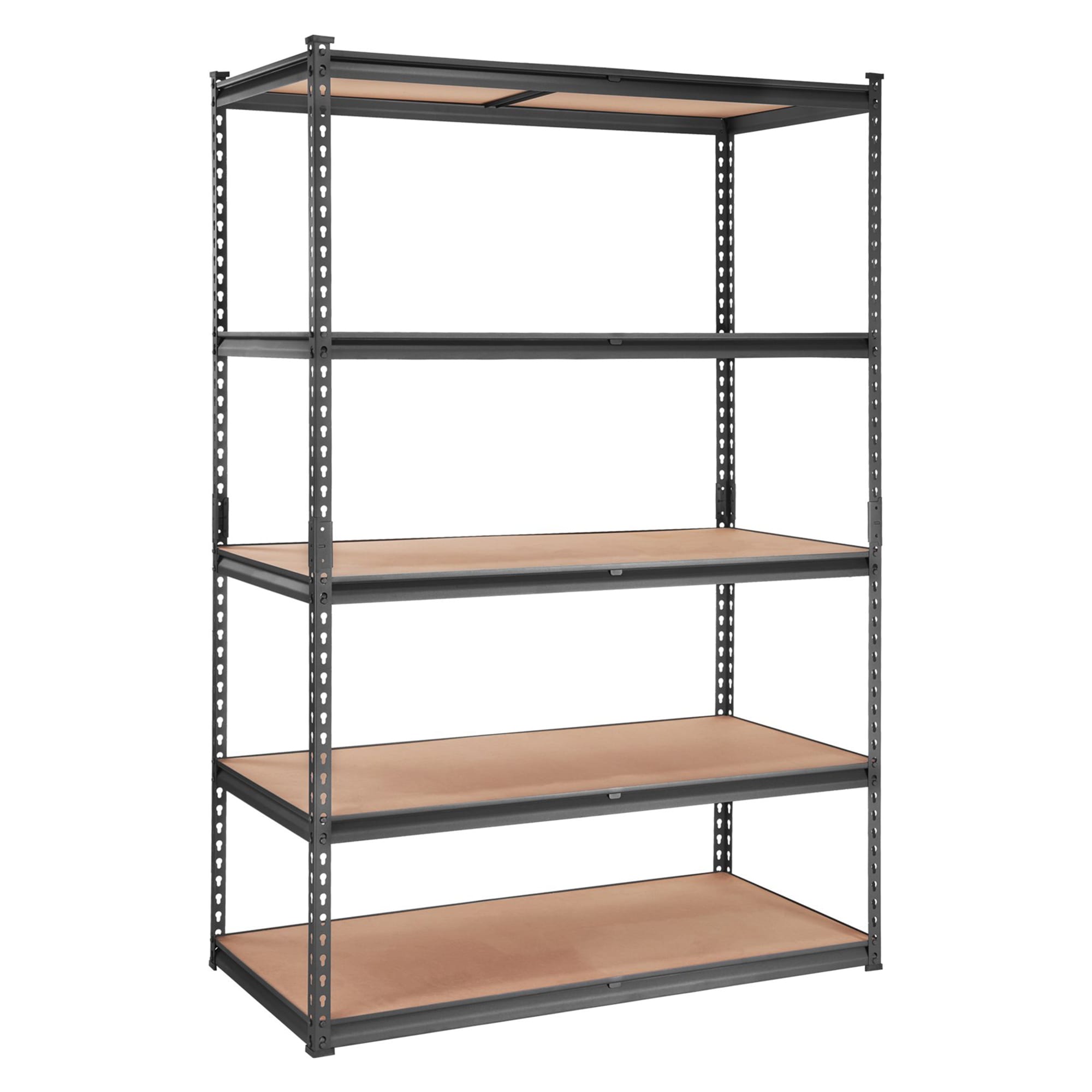 ToolCat PLP1-32-BHH 5 -Tier Heavy Duty Black Steel Utility shelving unit ( 48-in W x 24-in D x 72-in H )